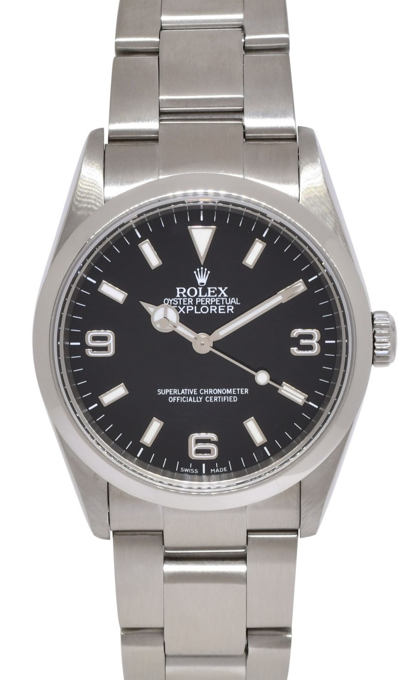 Rolex Explorer Stainless Steel Black Dial MK2 Mens 36mm Watch Z 114270 Rolex Explorer Stainless Steel Black Dial MK2 Mens 36mm Watch Z 114270