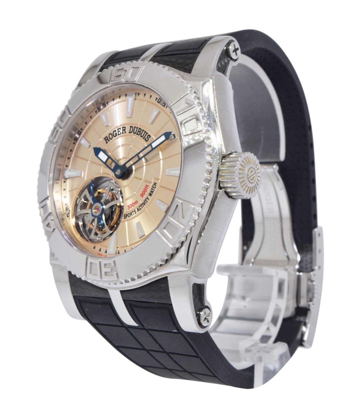 Roger Dubuis Easy Diver Tourbillon "Just for Friends" Steel 48mm Watch SE48 02 9