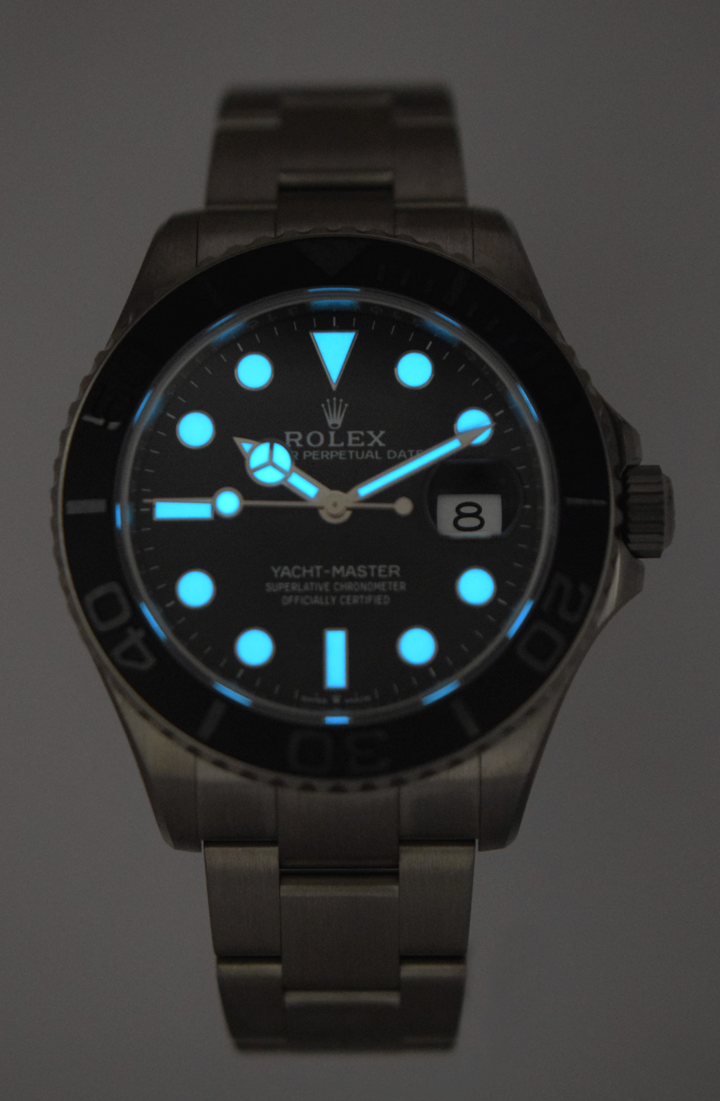 NEW Rolex Yacht-Master 42 RLX Titanium Intense Black Dial Watch B/P '26 226627