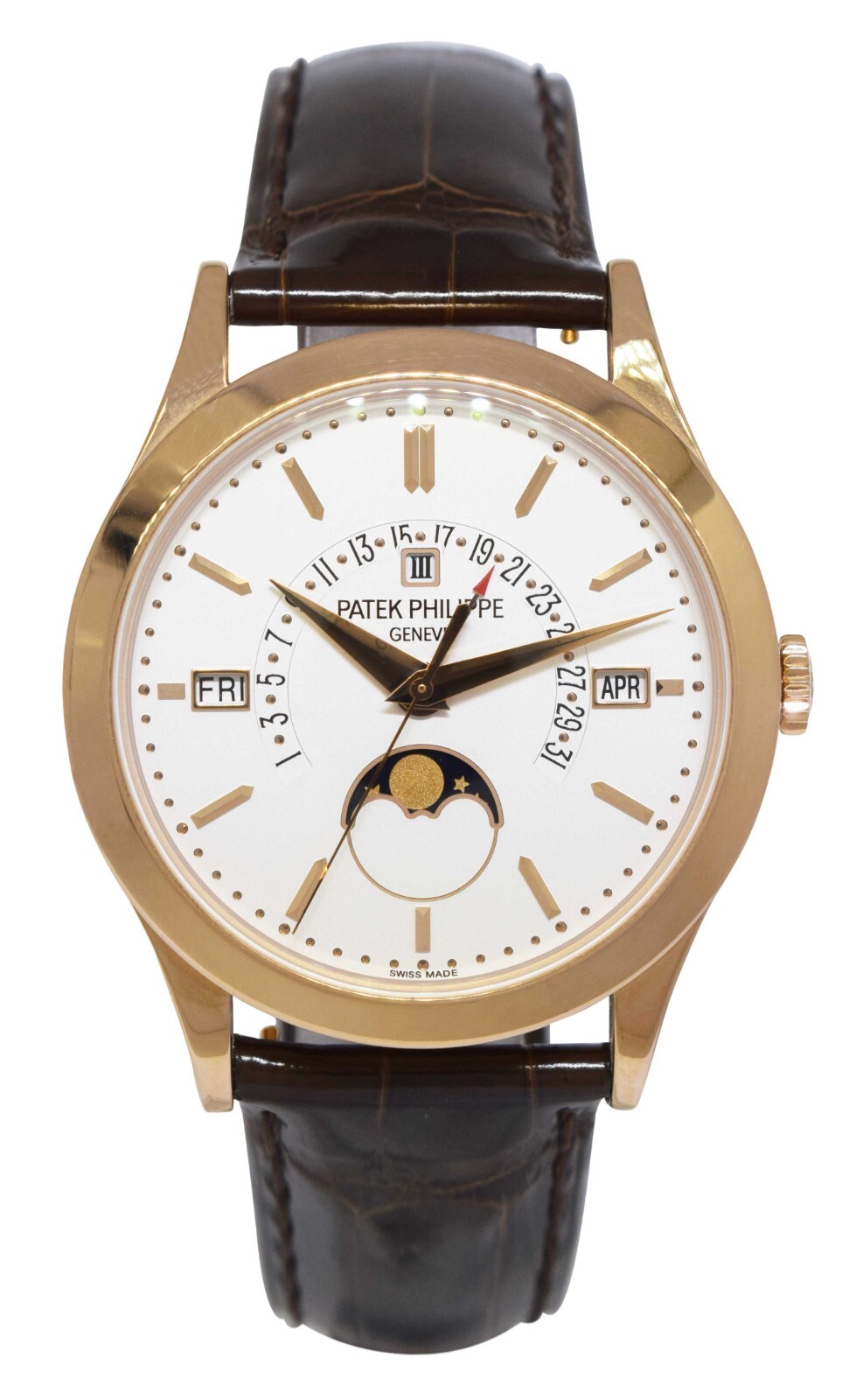 Patek Philippe Perpetual Calendar Retrograde 18k Rose Gold 5496 Box/Papers 5496R