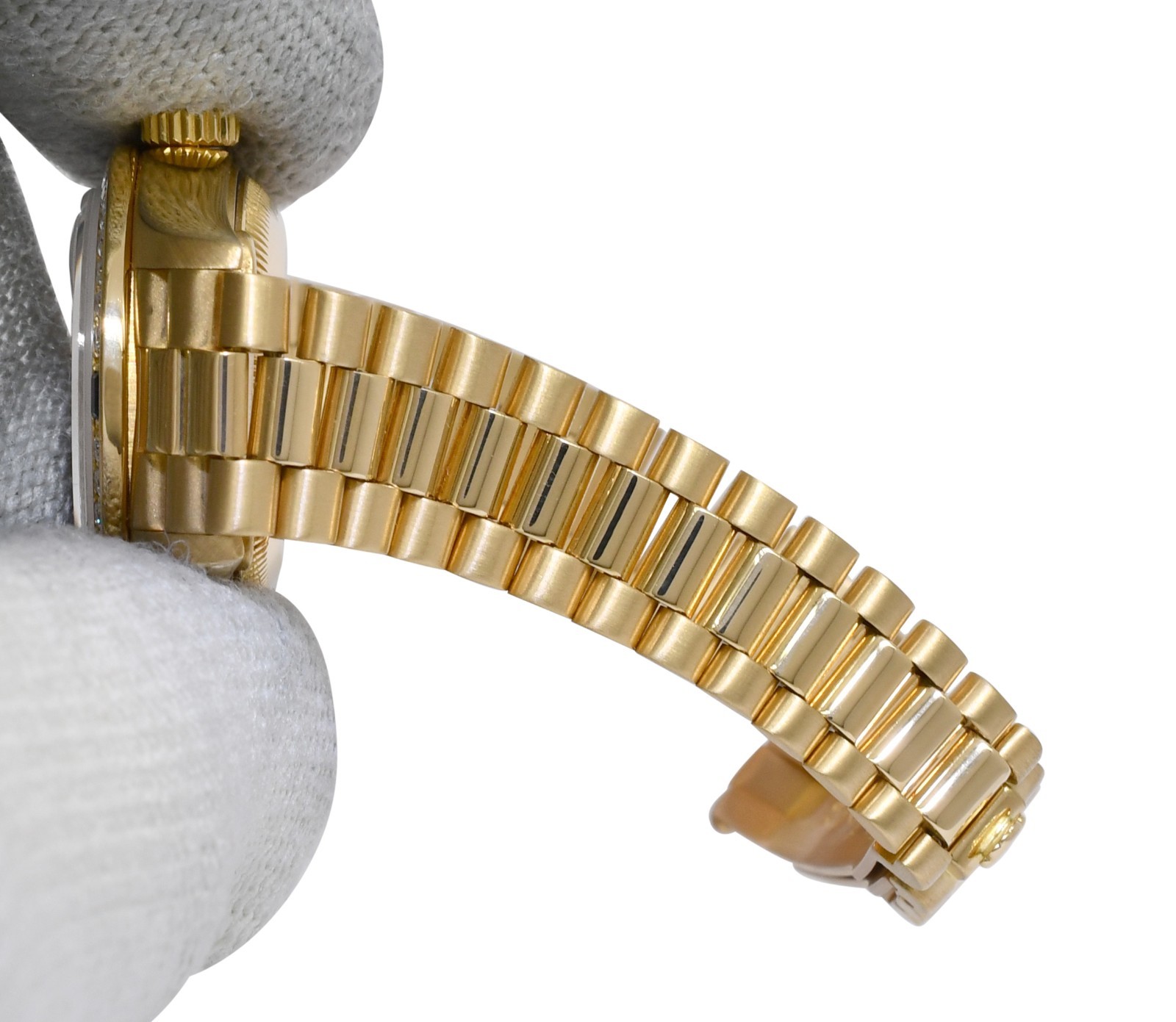 Rolex Datejust President Yellow Gold Diamond/Sapphire 26mm Watch +PP '85 69178