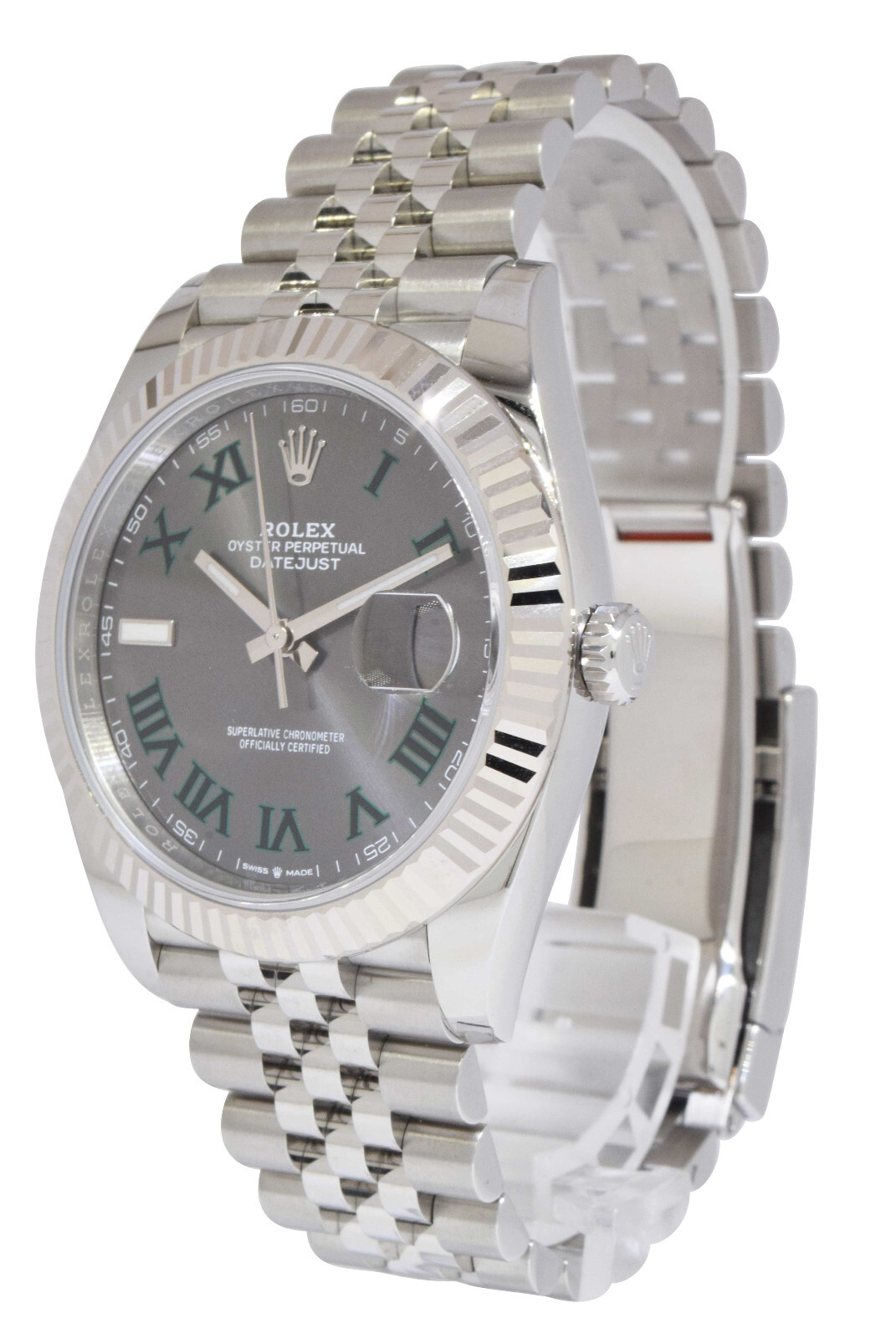 NEW Rolex Datejust 41 Steel & 18k Gold Bezel Wimbledon Watch B/P '26 126334