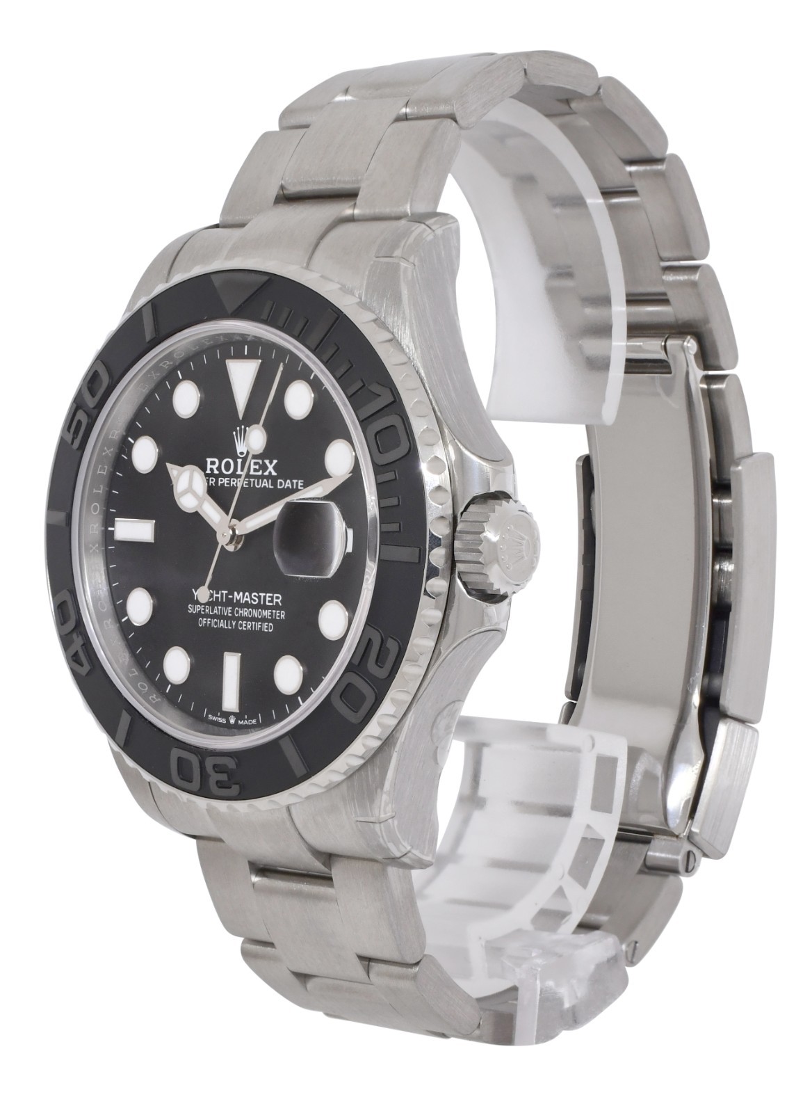 NEW Rolex Yacht-Master 42 RLX Titanium Intense Black Dial Watch B/P '26 226627