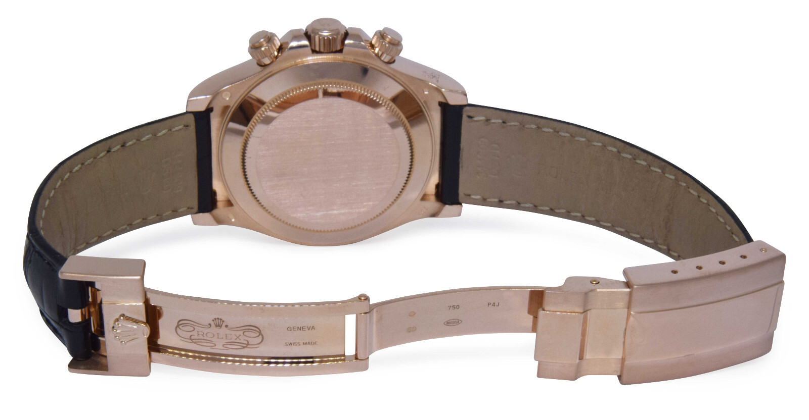 Rolex Daytona 18k Rose Gold / Ceramic Chocolate Dial 40mm Watch B/P '12 116515