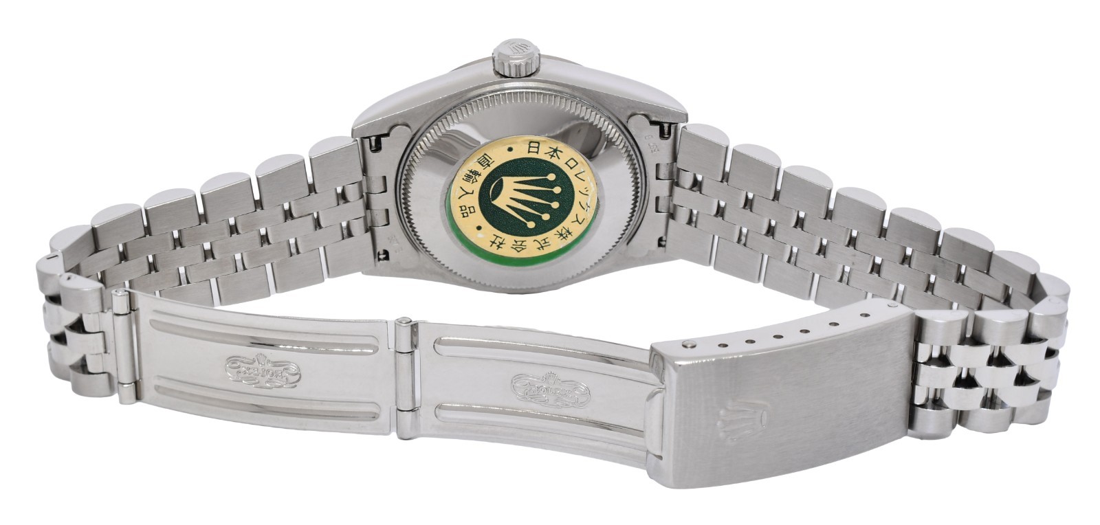 Rolex Datejust 31 Steel 18k White Gold Bezel MOP w/Dia Dial Ladies Watch A 78274