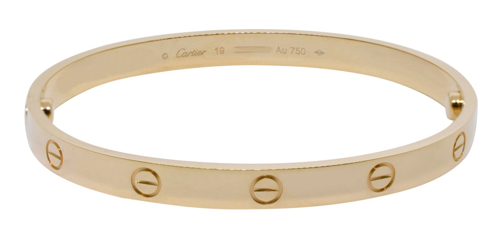 Cartier Love Bracelet Classic 18k Yellow Gold Size 19 +Box B6067519 Cartier Love Bracelet Classic 18k Yellow Gold Size 19 +Box B6067519