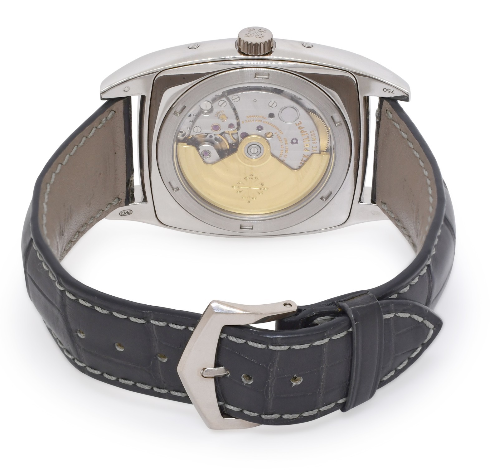 Patek Philippe Gondolo Calendario 18k White Gold Mens Automatic Watch 5135G