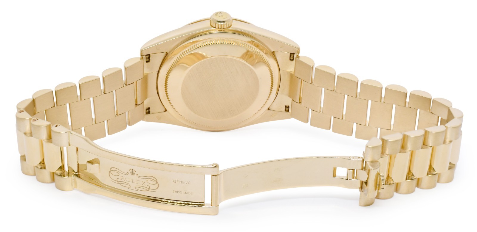 Rolex Day-Date President Yellow Gold Champagne Diamond Dial 36mm Watch Z 118238