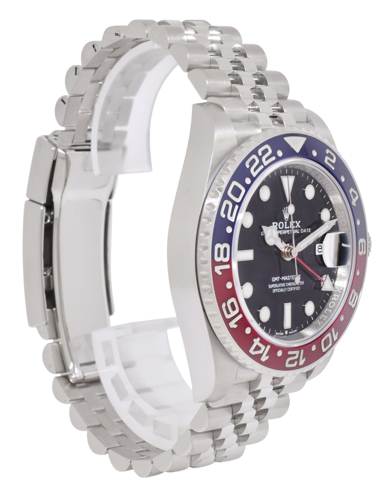 Rolex GMT-Master II Steel & Ceramic "Pepsi" Jubilee Watch +Card '21 126710