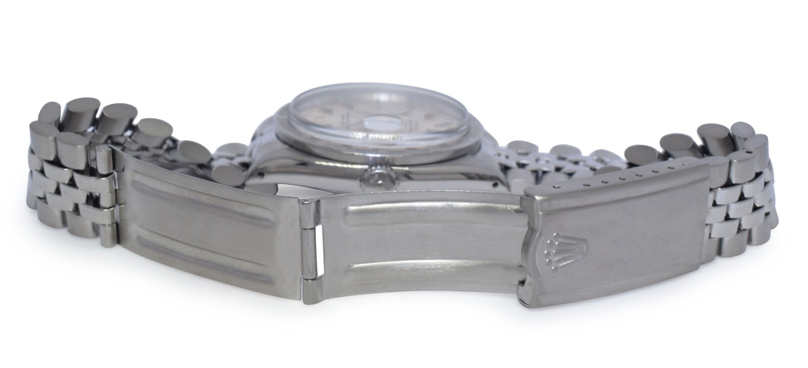 Rolex Date Steel Silver Dial USA Bracelet Mens 34mm Vintage Watch '66 1501