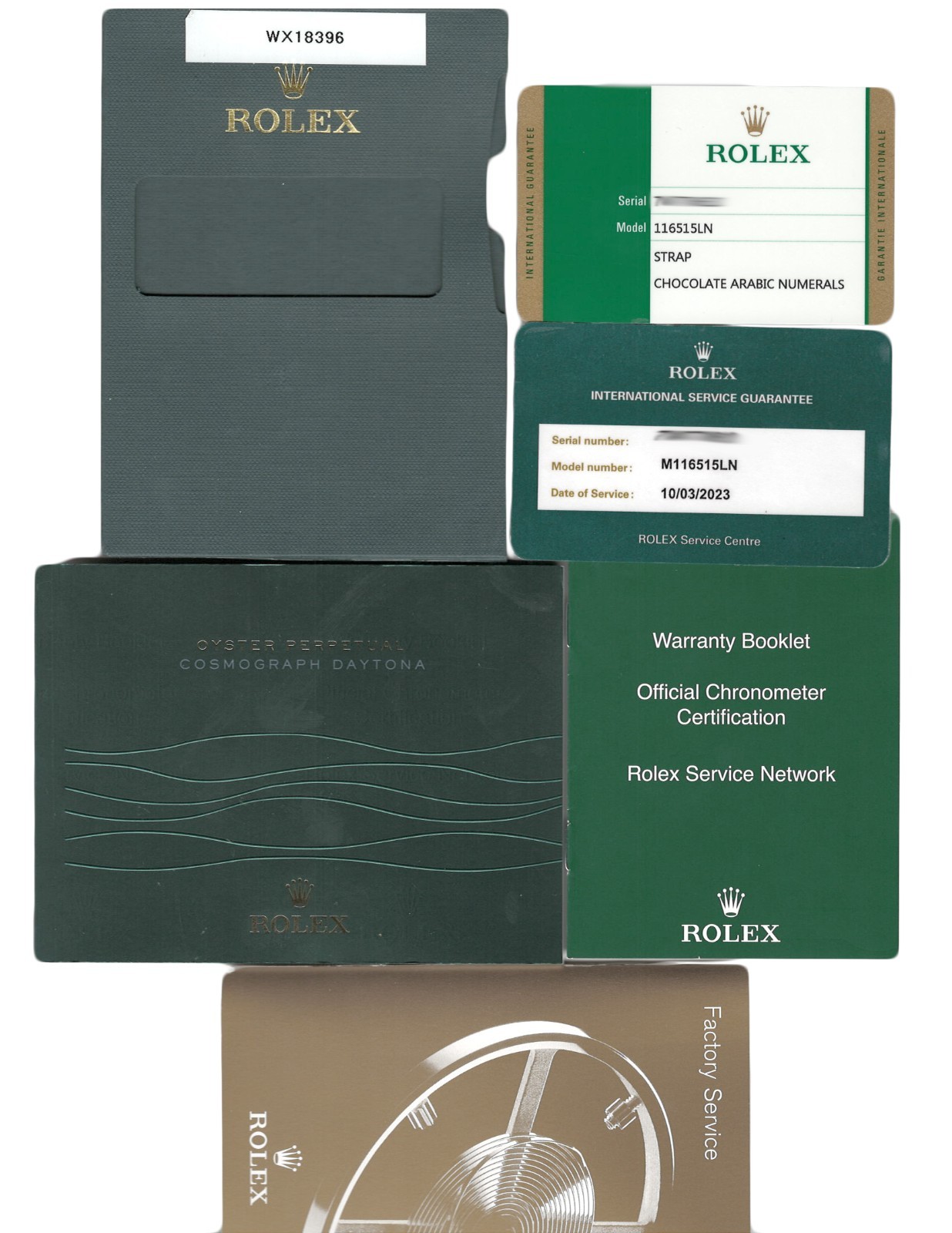 Rolex Daytona 18k Rose Gold / Ceramic Chocolate Dial 40mm Watch B/P '15 116515