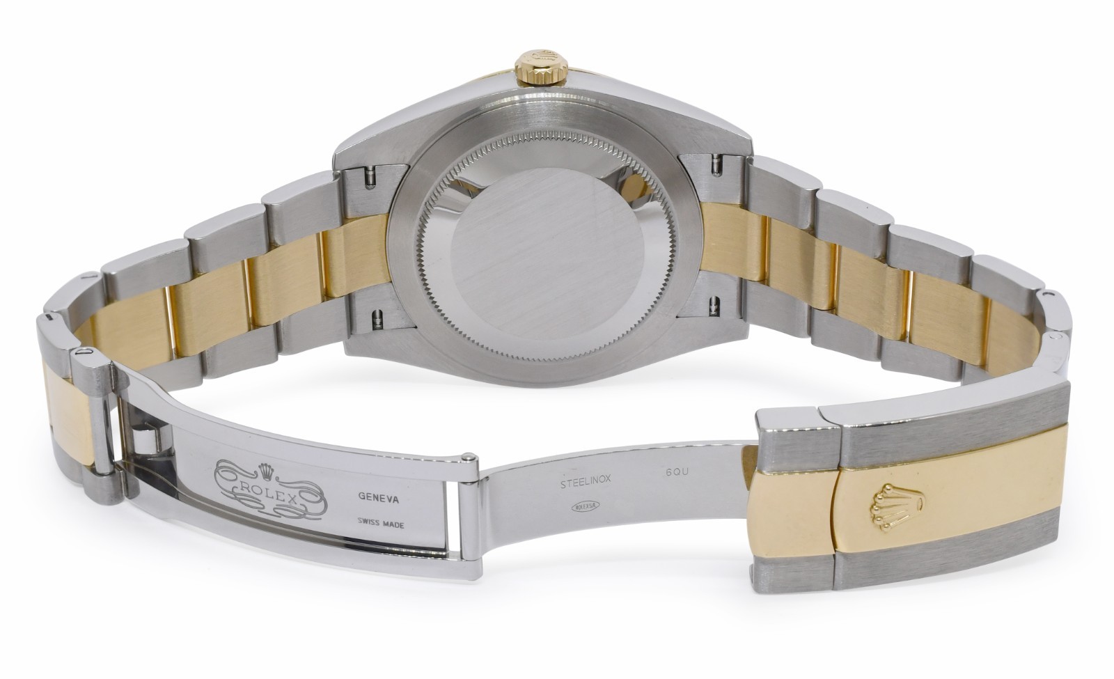 Rolex Datejust 41 Yellow Gold/Steel Silver Dial Oyster Watch +Card '22 126333