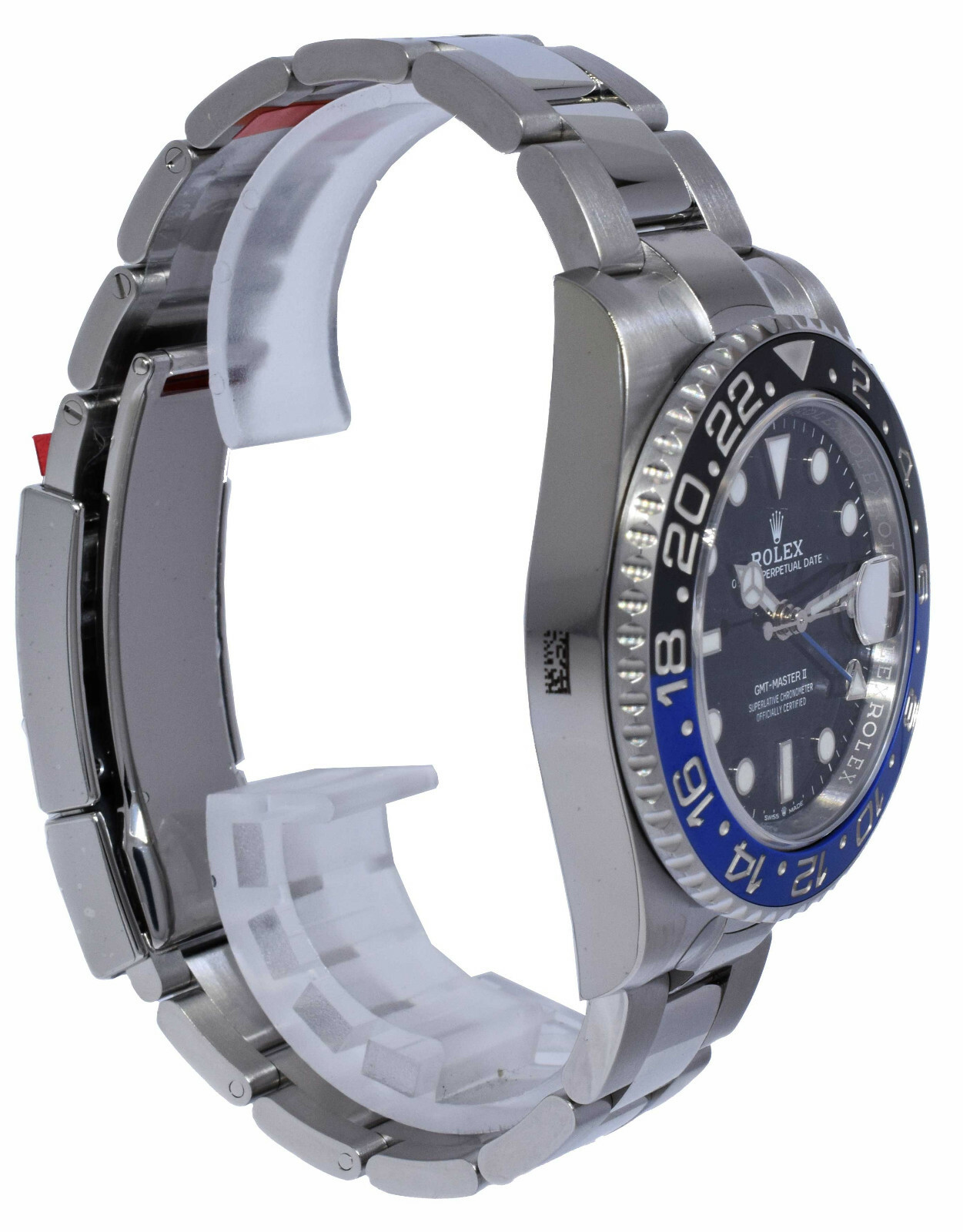 NEW Rolex GMT-Master II Black/Blue Mens Ceramic Oyster Steel B/P 'open 116710