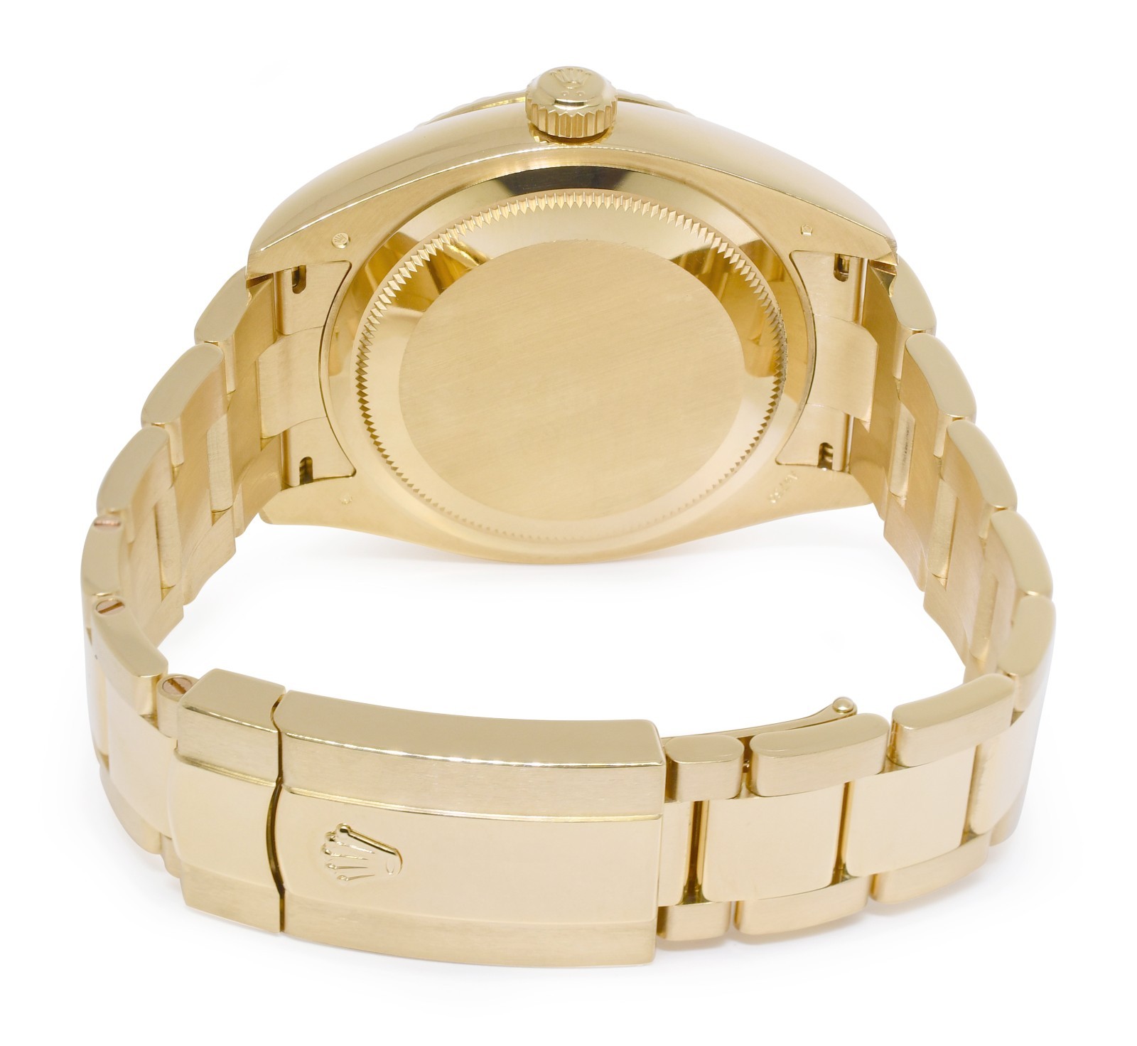 Rolex Sky-Dweller GMT 18k Yellow Gold White Dial Mens 42mm Watch B/P '23 326938