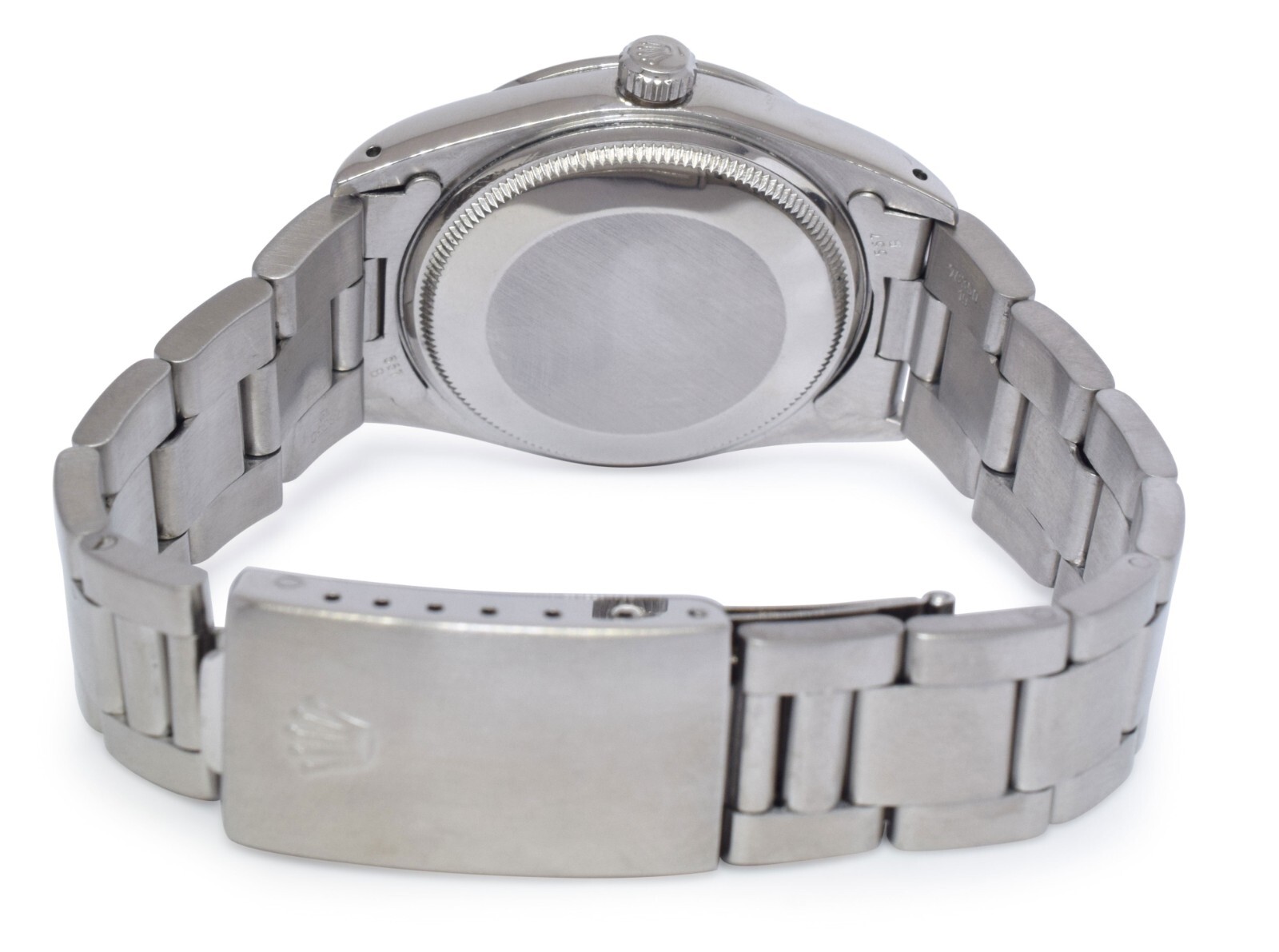 Rolex Air-King Precision Steel Silver Dial 34mm Automatic Watch E 14000