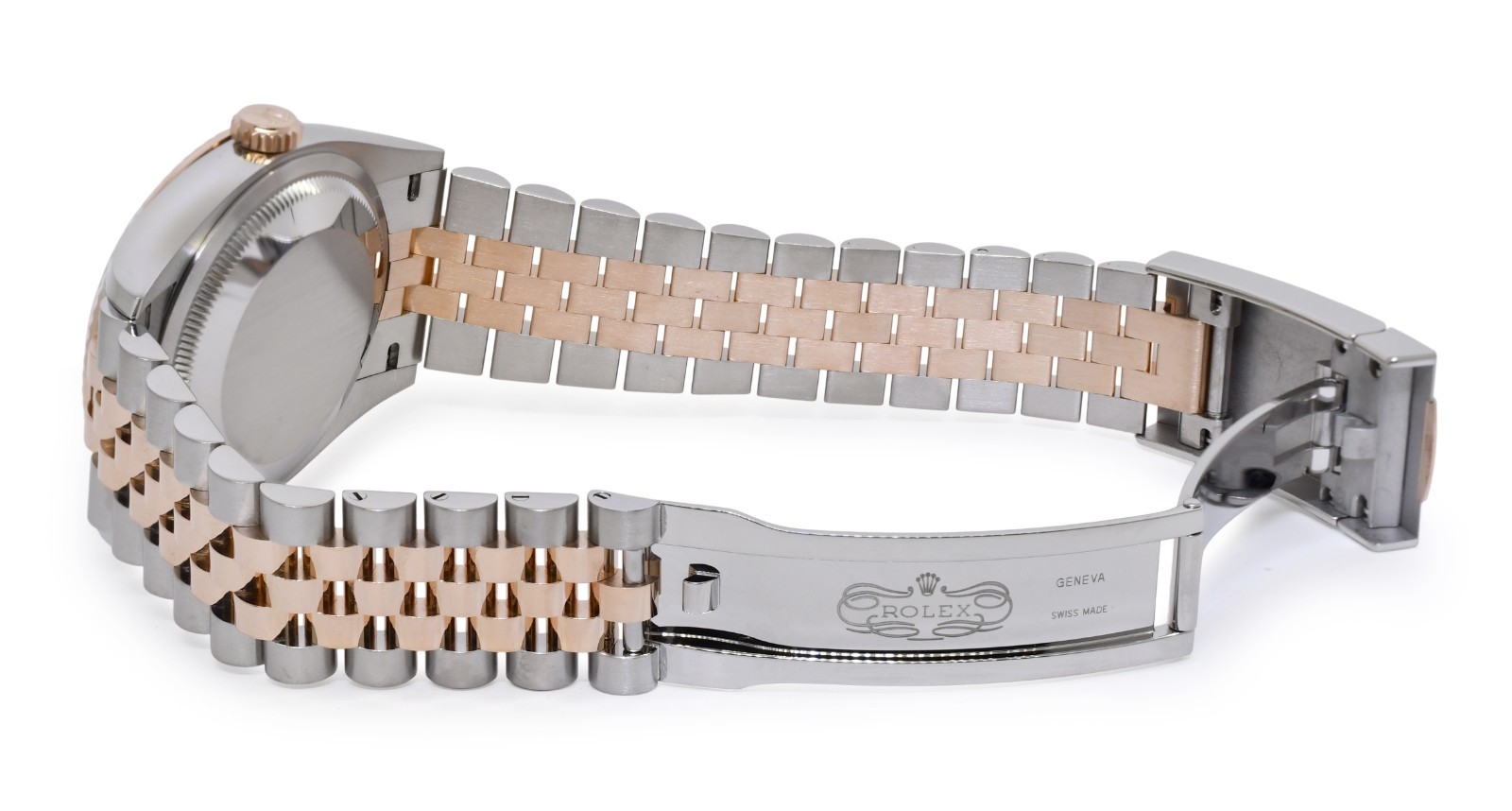 Rolex Datejust 36 18k Rose Gold/Steel White Dial Jubilee Watch +Card '21 126231