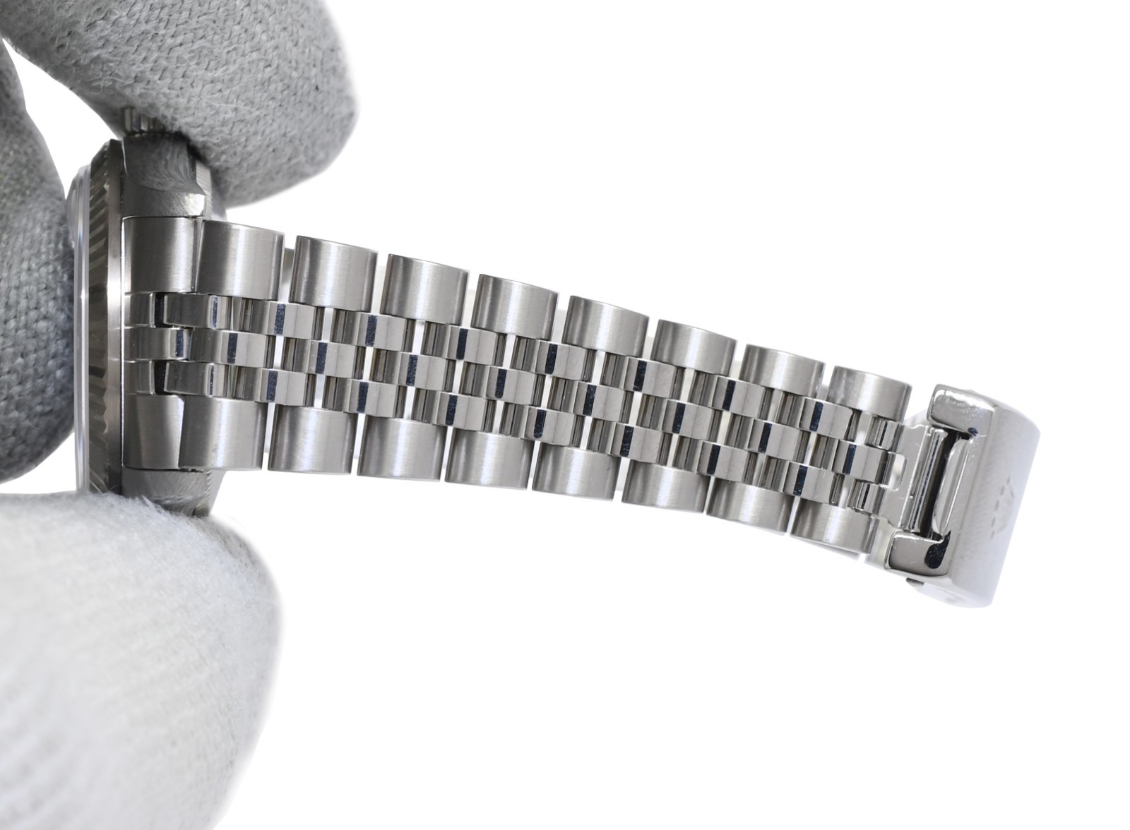 Rolex Datejust 31 Steel 18k White Gold Bezel MOP w/Dia Dial Ladies Watch A 78274