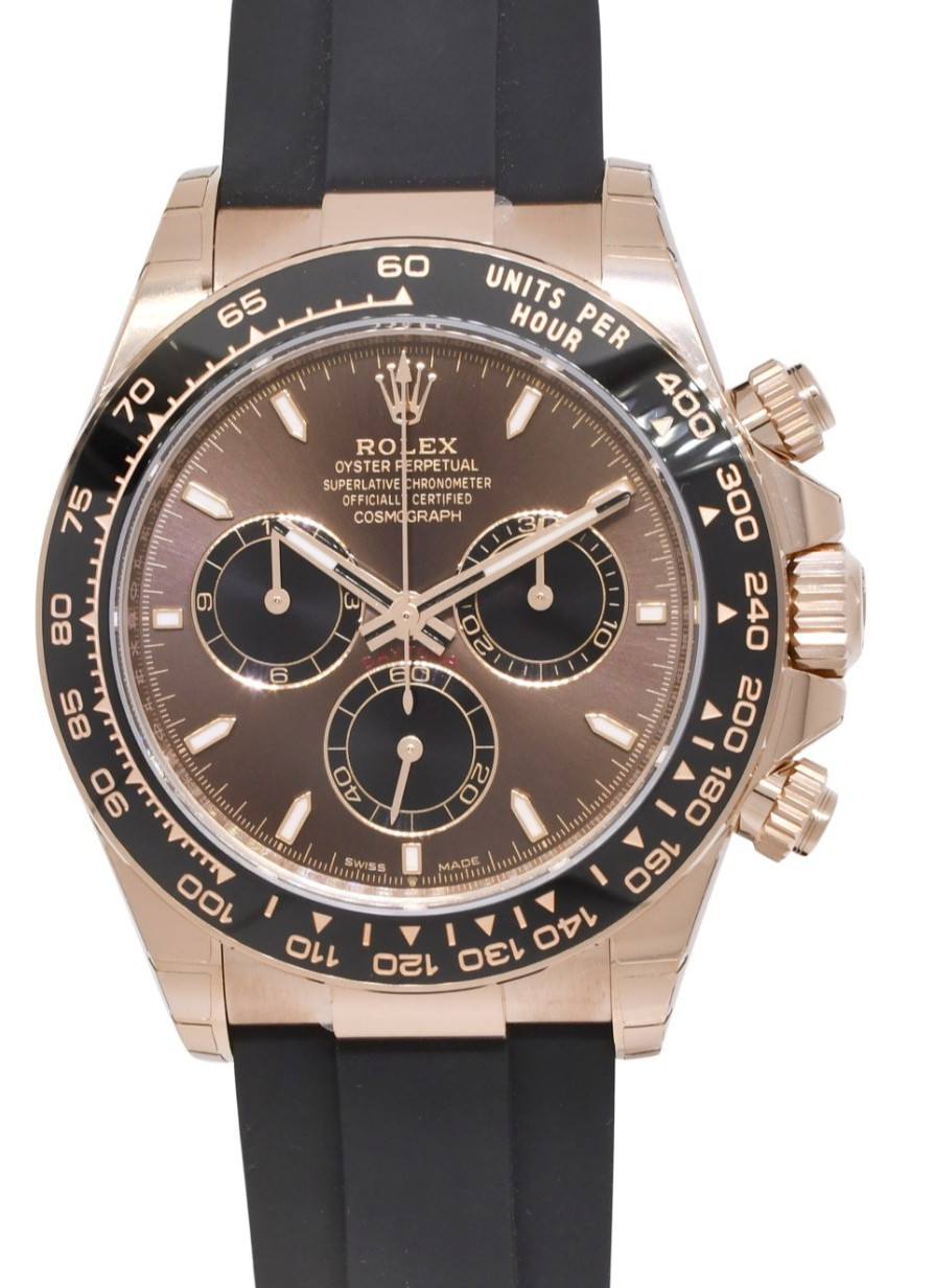 NEW Rolex Daytona Rose Gold & Ceramic Chocolate Oysterflex Watch B/P '26 126515 NEW Rolex Daytona Rose Gold & Ceramic Chocolate Oysterflex Watch B/P '26 126515