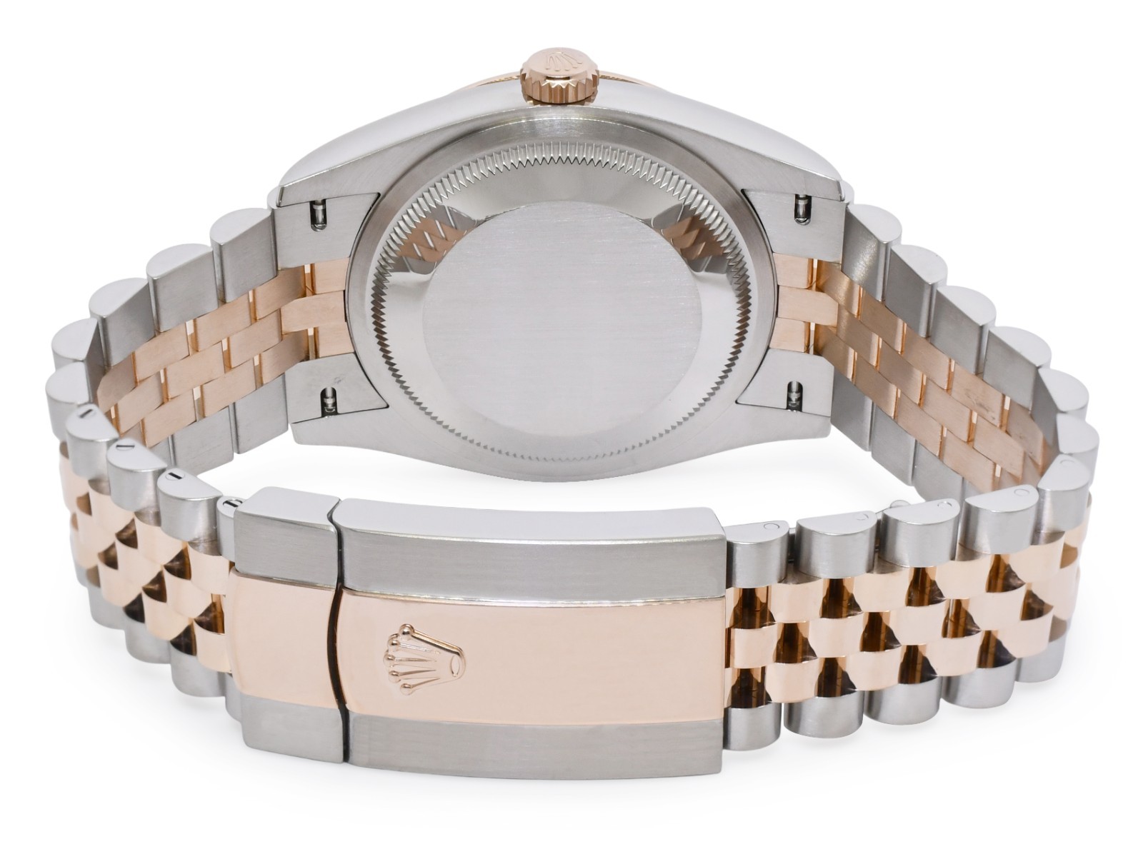 Rolex Datejust 36 18k Rose Gold/Steel White Dial Jubilee Watch +Card '21 126231