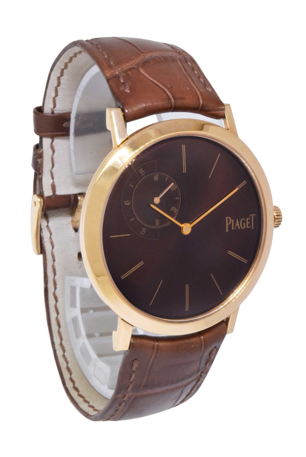 Piaget Altiplano 18k Rose Gold Mens Limited Mechanical Wind 40mm Watch GAO34113