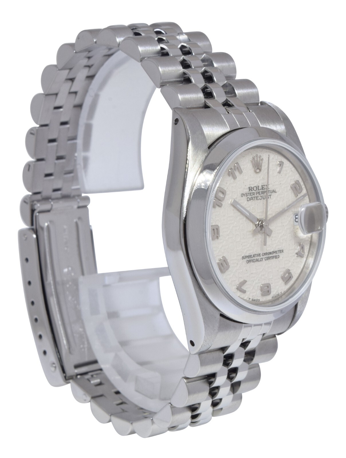 Rolex Datejust Steel Ivory Jubilee Dial Ladies 31mm Oyster Watch N 68240