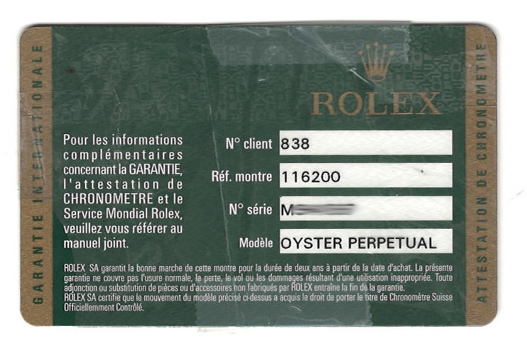 Rolex Datejust Steel Black Dial Oyster Bracelet 36mm Watch +Card M 116200