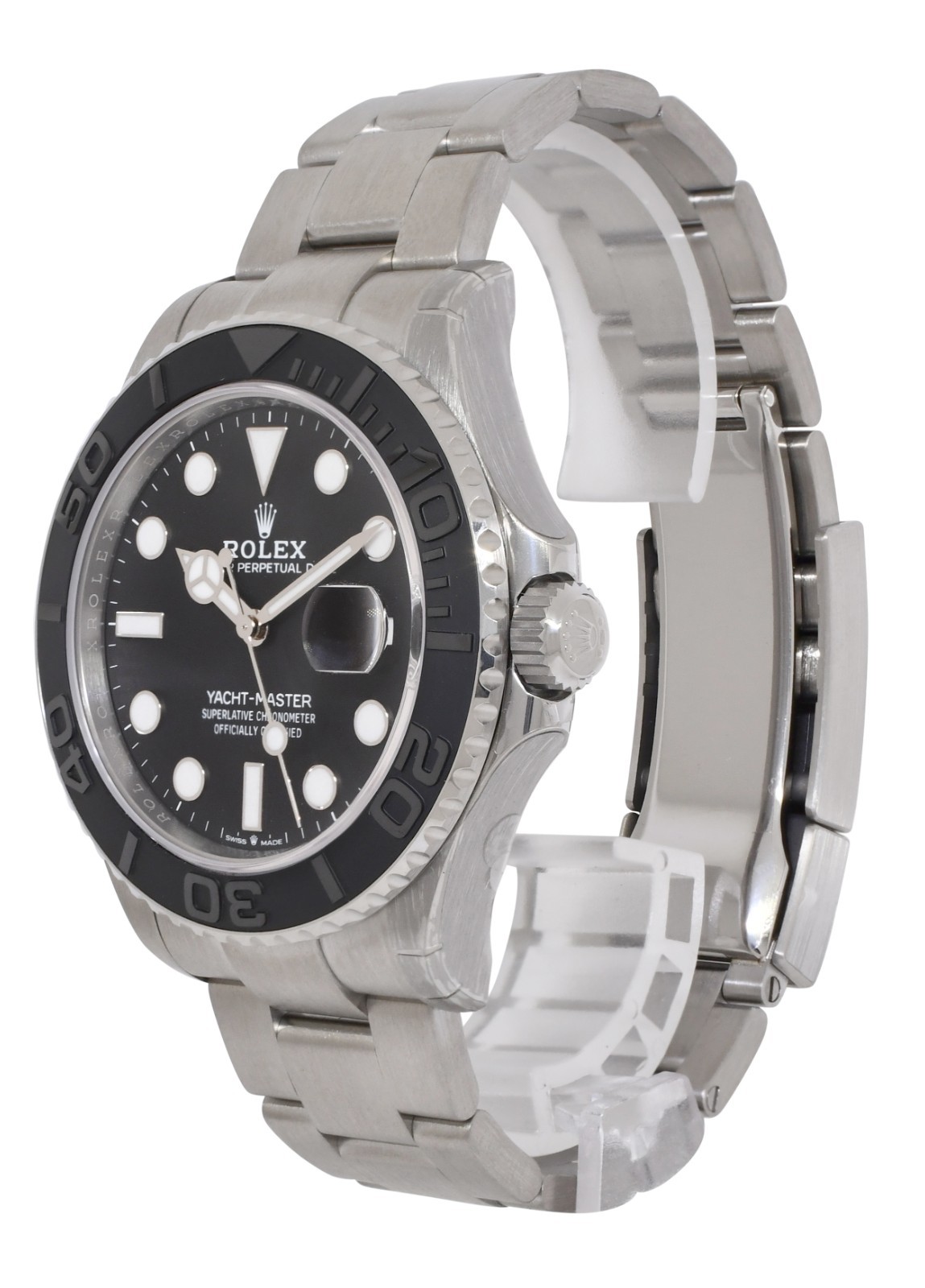 NEW Rolex Yacht-Master 42 RLX Titanium Intense Black Dial Watch B/P '26 226627