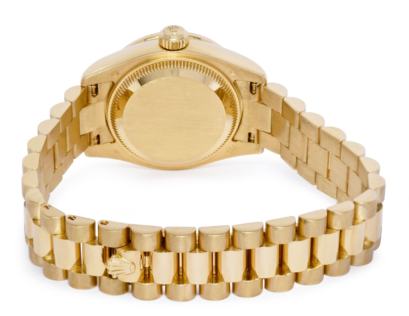 Rolex Datejust President 18k Yellow Gold MOP Diamond Ladies 26mm Watch Y 179178