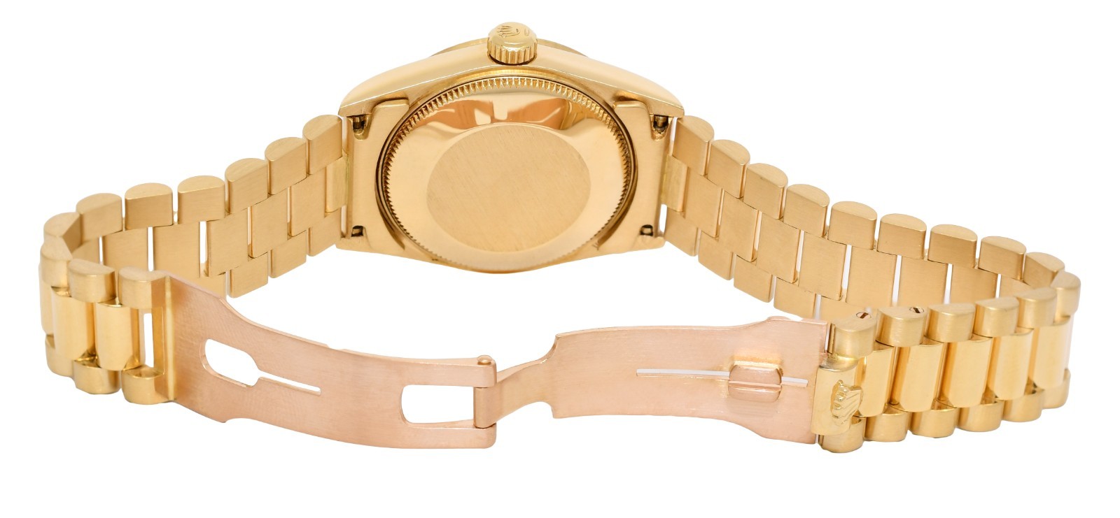Rolex Datejust President 18k Yellow Gold Champagne 31mm Watch +Papers '88 68278