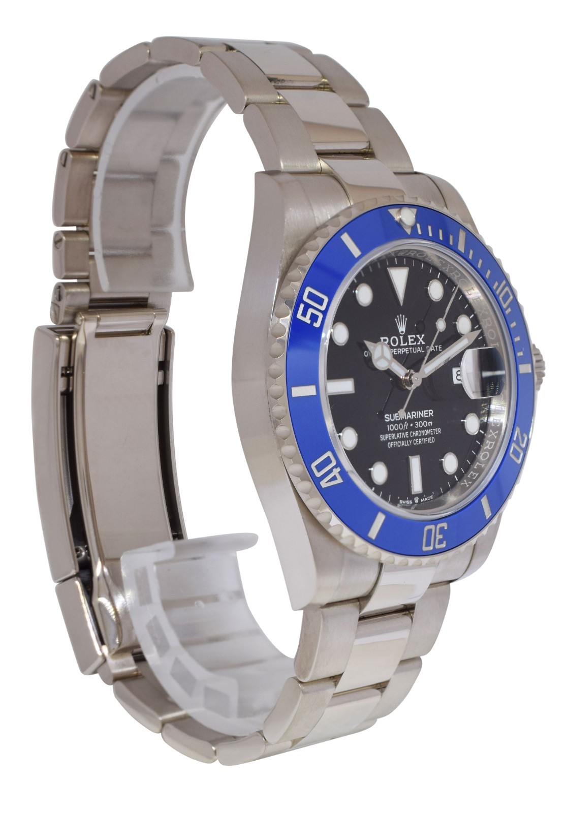 Rolex "Smurf" Submariner 18K White Gold Blue Ceramic 41mm Watch '22 B/P 126619LB