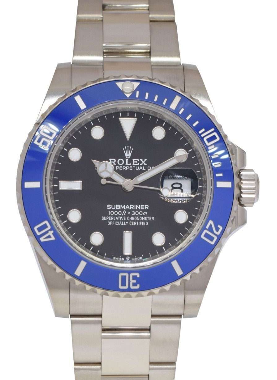 Rolex "Smurf" Submariner 18K White Gold Blue Ceramic 41mm Watch '22 B/P 126619LB Rolex "Smurf" Submariner 18K White Gold Blue Ceramic 41mm Watch '22 B/P 126619LB