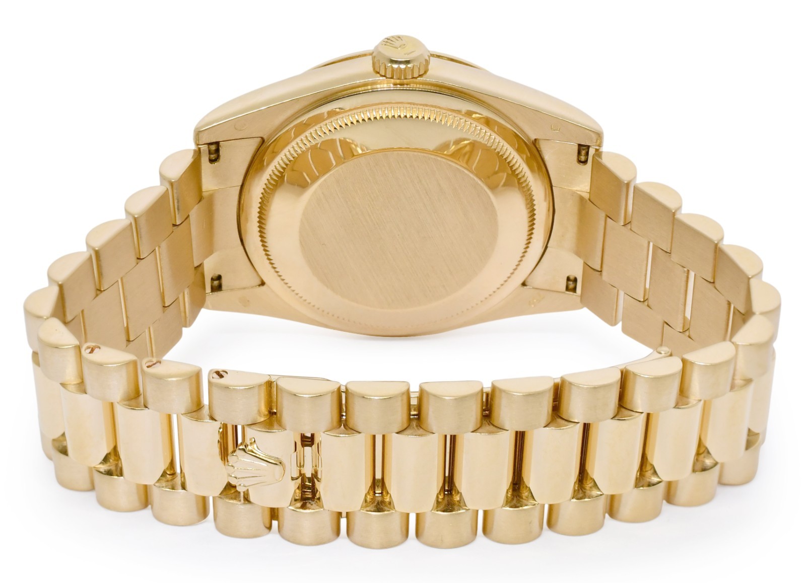 Rolex Day-Date President Yellow Gold Champagne Diamond Dial 36mm Watch Z 118238