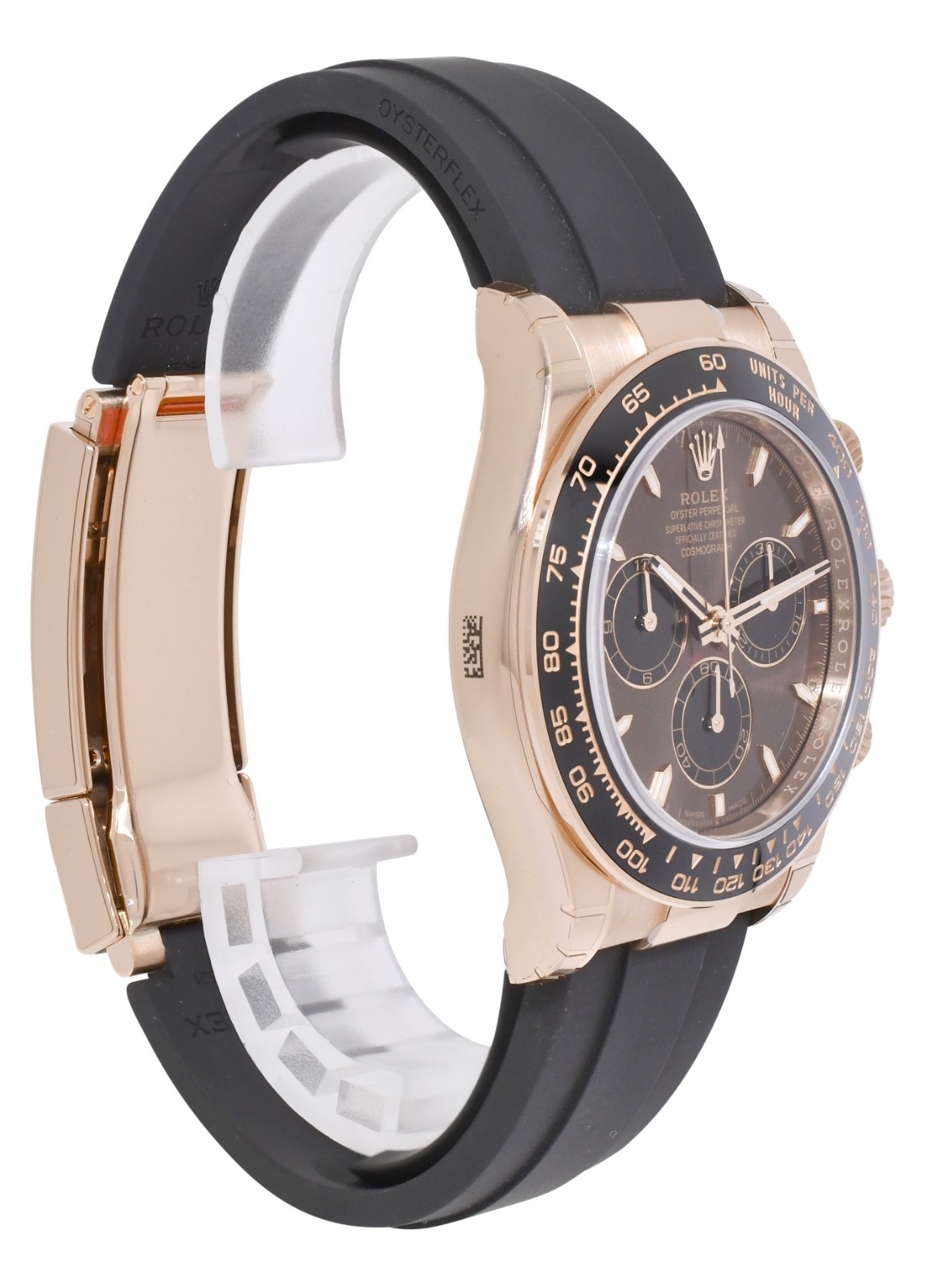 NEW Rolex Daytona Rose Gold & Ceramic Chocolate Oysterflex Watch B/P '26 126515