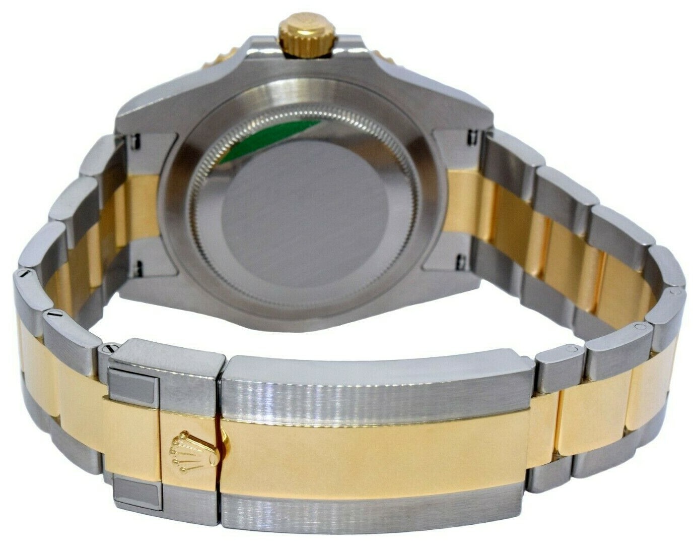 NOS Rolex Submariner Date 18k Gold Steel Ceramic Black 41mm Watch B/P '21 126613