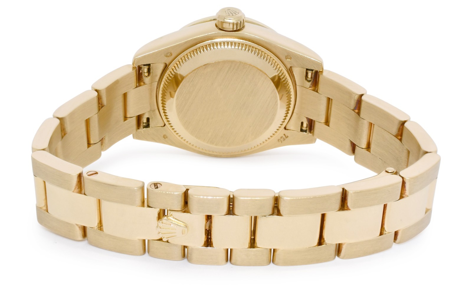 Rolex Datejust Oyster 18k Yellow Gold MOP Diamond Dial/Bezel 26mm Watch D 179178