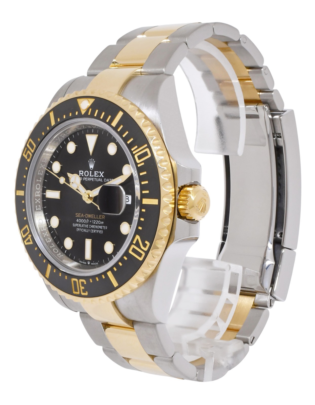 Rolex Sea-Dweller 43 18k Yellow Gold/Steel Black Mens Watch +Card '22 126603 Rolex Sea-Dweller 43 18k Yellow Gold/Steel Black Mens Watch +Card '22 126603