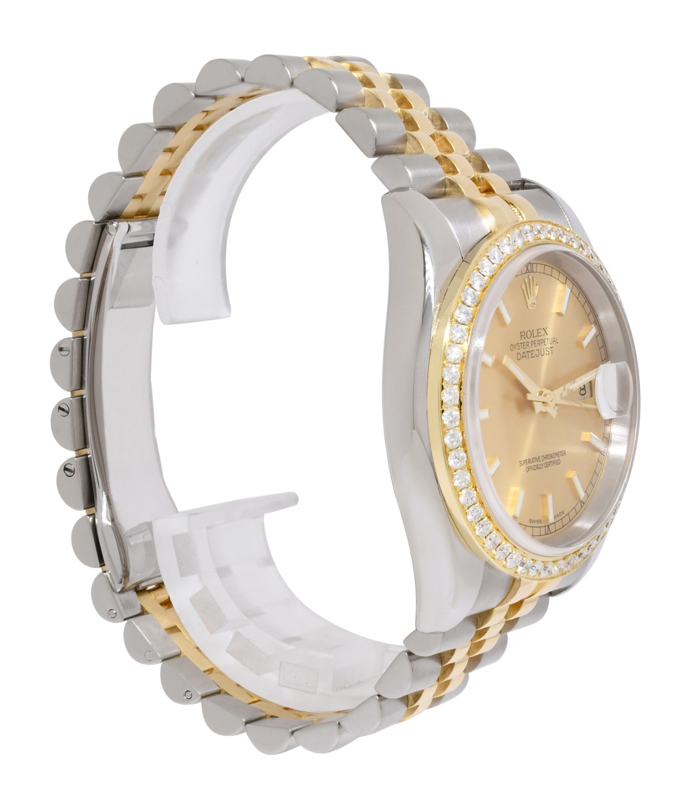 Rolex Datejust 18k Yellow Gold/Steel & Diamond Bezel 36mm Watch F 116233 Rolex Datejust 18k Yellow Gold/Steel & Diamond Bezel 36mm Watch F 116233