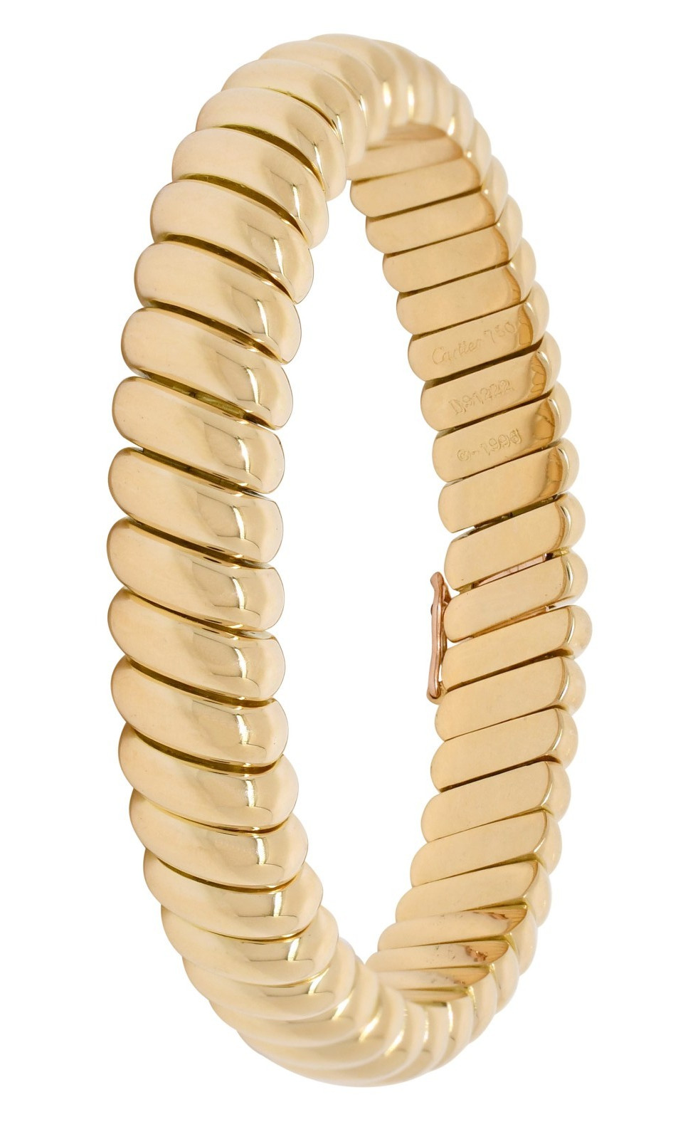 Cartier 18k Yellow Gold Tubogas Bracelet