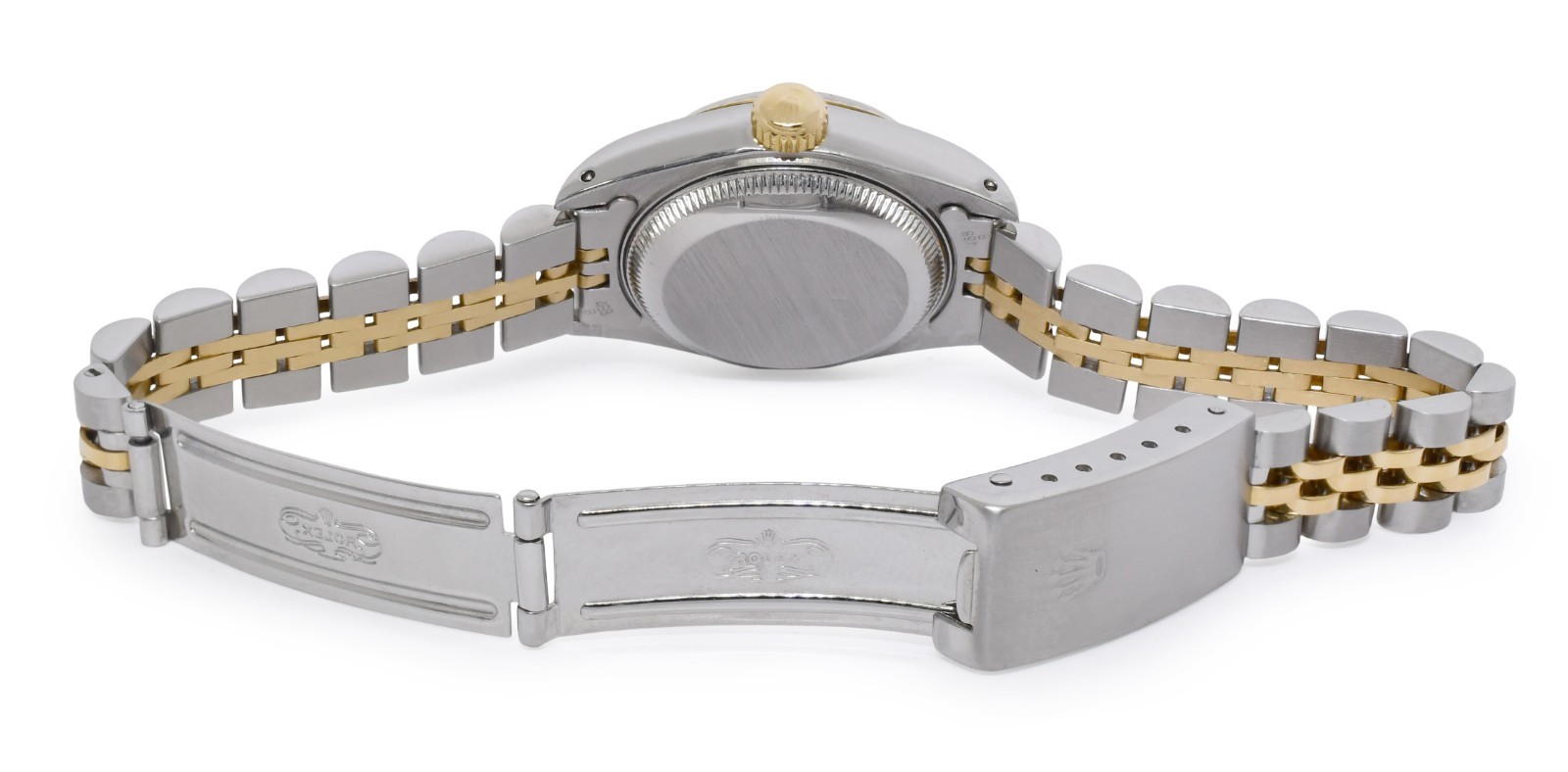 Rolex Datejust 18k Yellow Gold/Steel Champagne Dial 26mm Jubilee Watch X 69173
