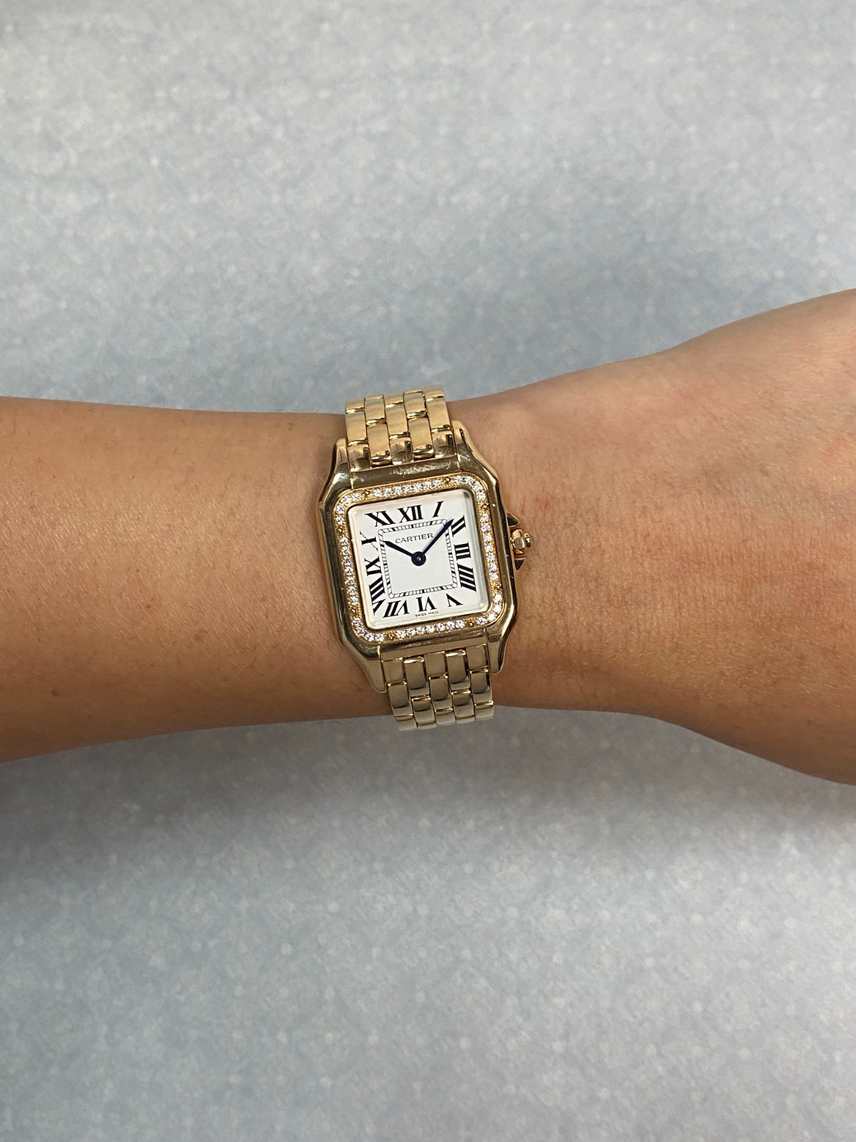 Cartier Panthere Medium Yellow Gold & Diamond Ladies Quartz Watch WJPN0016 4014 Cartier Panthere Medium Yellow Gold & Diamond Ladies Quartz Watch WJPN0016 4014