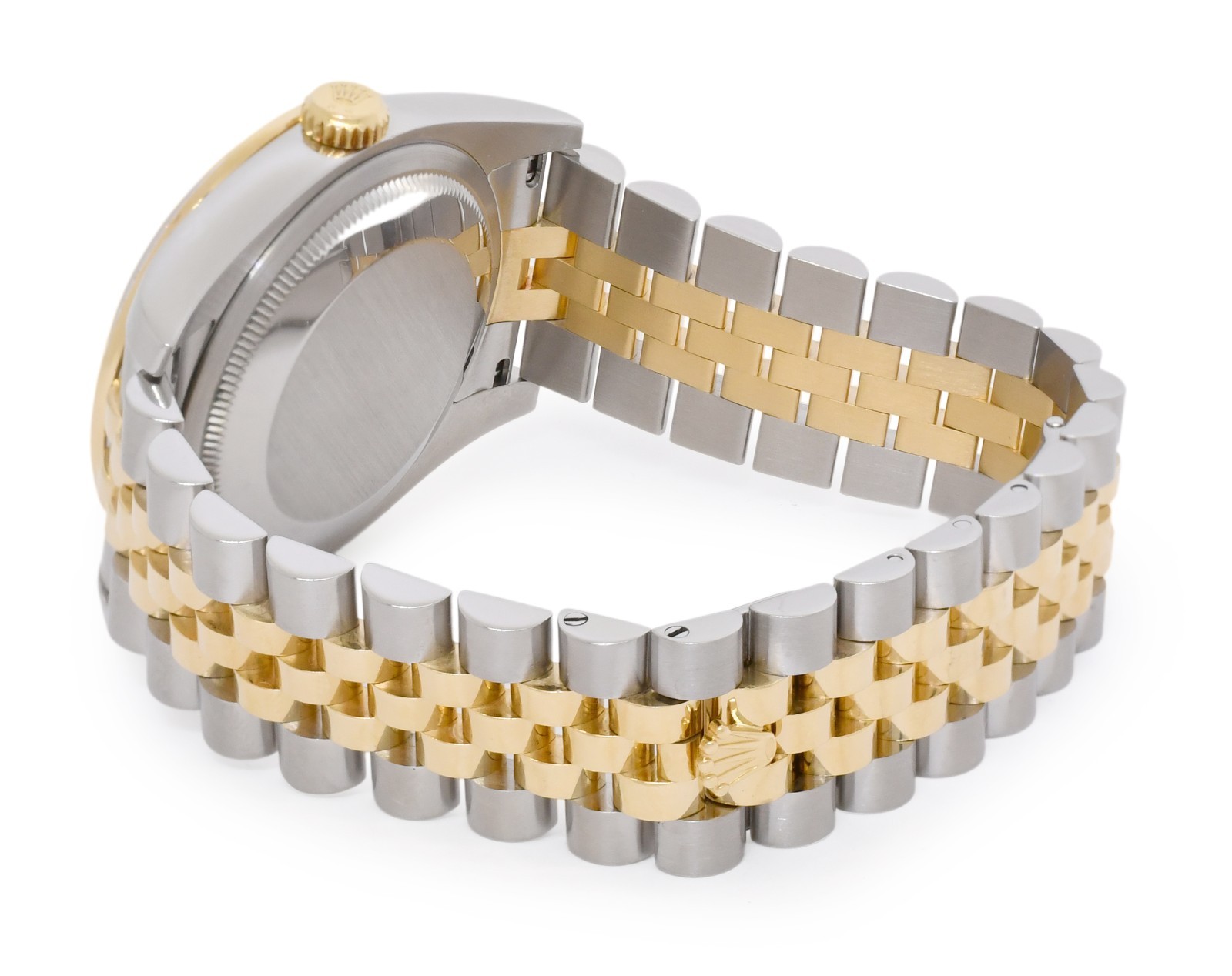 Rolex Datejust 18k Yellow Gold/Steel Silver Diamond Dial/Bezel 36mm Watch 116243 Rolex Datejust 18k Yellow Gold/Steel Silver Diamond Dial/Bezel 36mm Watch 116243