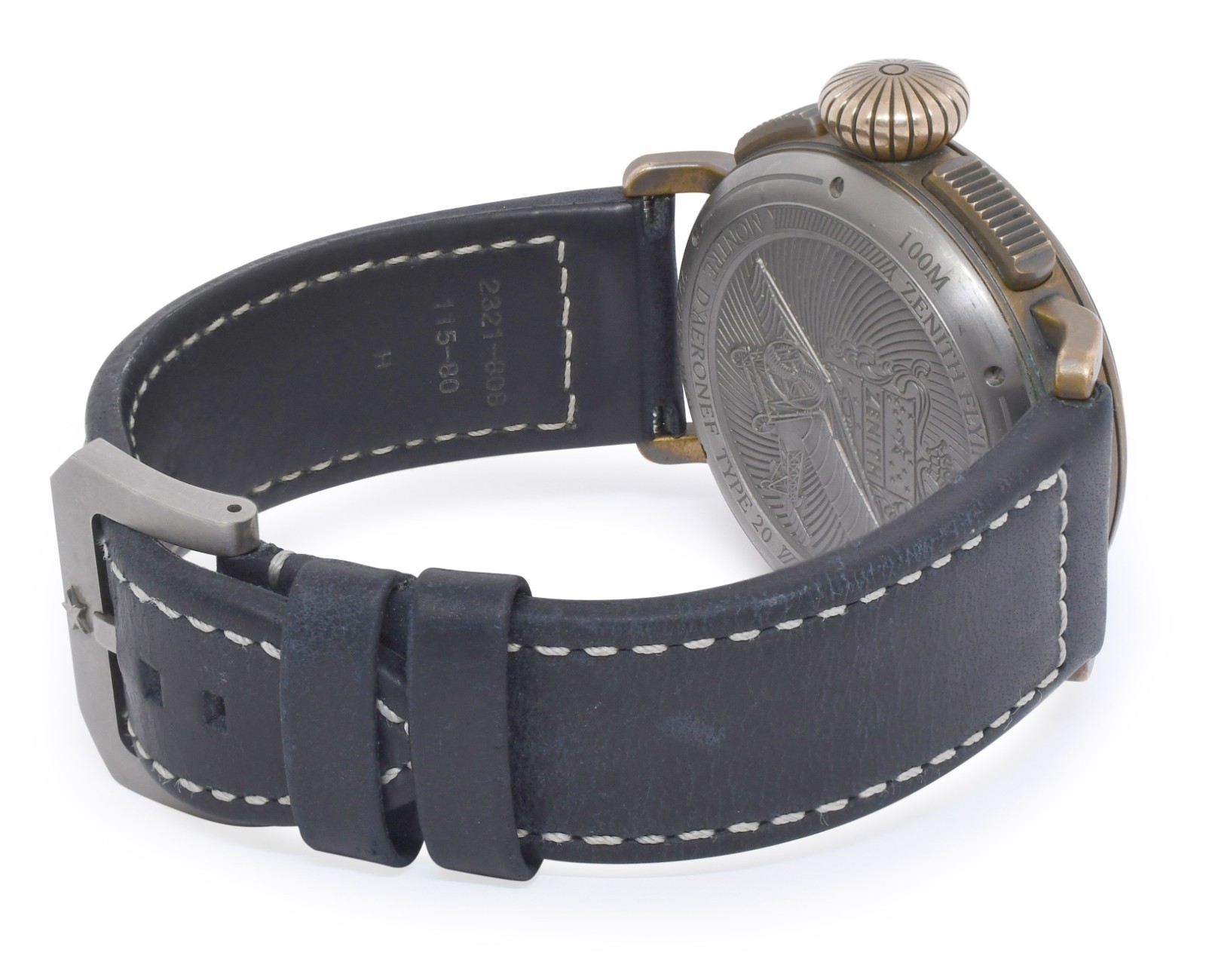 Zenith Pilot Type 20 Chronograph Bronze Blue Dial 45mm Watch B/P '20 29.2430.406 Zenith Pilot Type 20 Chronograph Bronze Blue Dial 45mm Watch B/P '20 29.2430.406