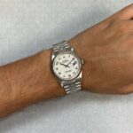 Rolex Datejust Steel & 18k Gold Bezel Silver Jubilee Dial 36mm Watch U 16234 Rolex Datejust Steel & 18k Gold Bezel Silver Jubilee Dial 36mm Watch U 16234