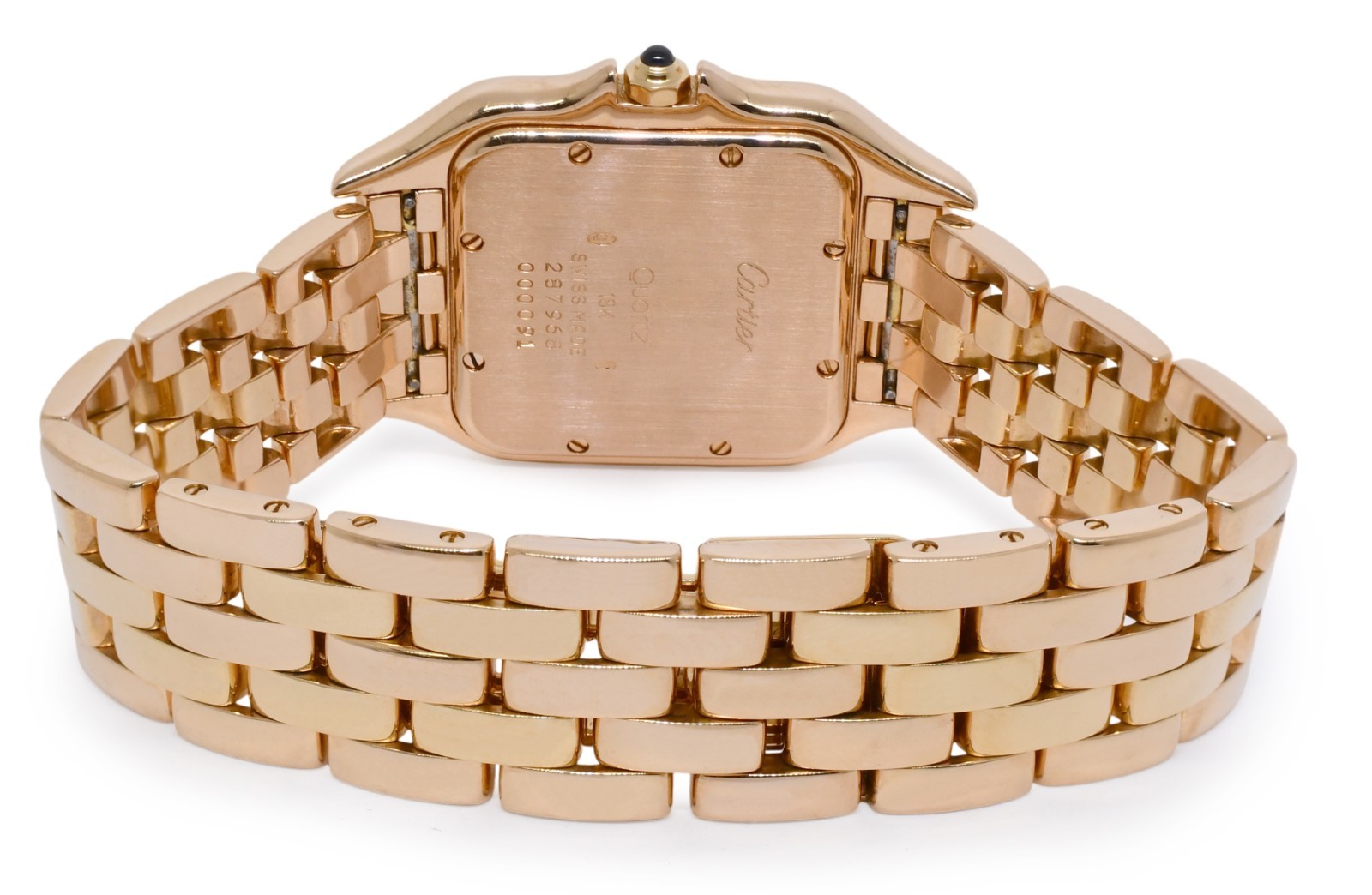 Cartier Panthere Large RARE 18k Rose Gold White Dial Quartz Watch 287968 Cartier Panthere Large RARE 18k Rose Gold White Dial Quartz Watch 287968