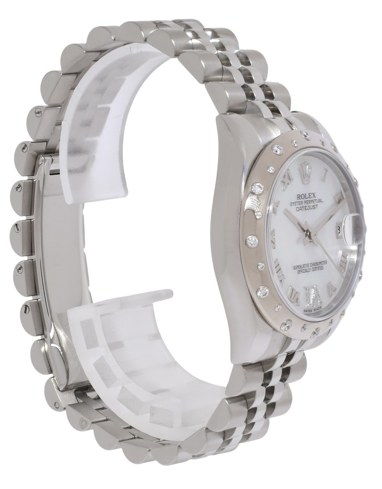 Rolex Datejust Steel 18k Gold Diamond VI MOP Ladies 31mm Watch +Card '17 178344 Rolex Datejust Steel 18k Gold Diamond VI MOP Ladies 31mm Watch +Card '17 178344