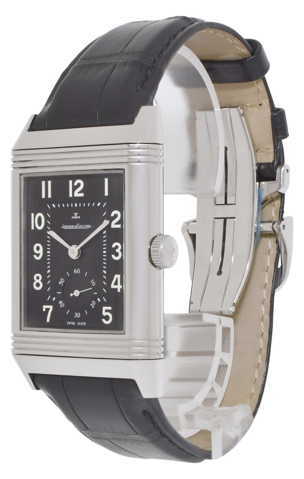Jaeger LeCoultre Reverso Grande 976 Steel Manual Watch +Papers Q3738470 273.8.04