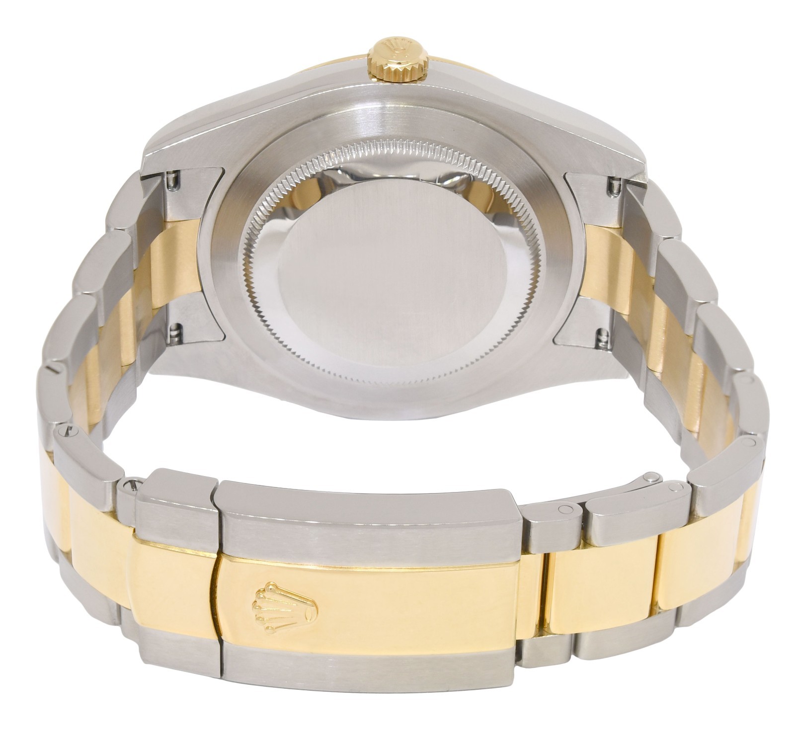 Rolex Datejust II 18k Yellow Gold/Steel Wimbledon Dial 41mm Watch 116333