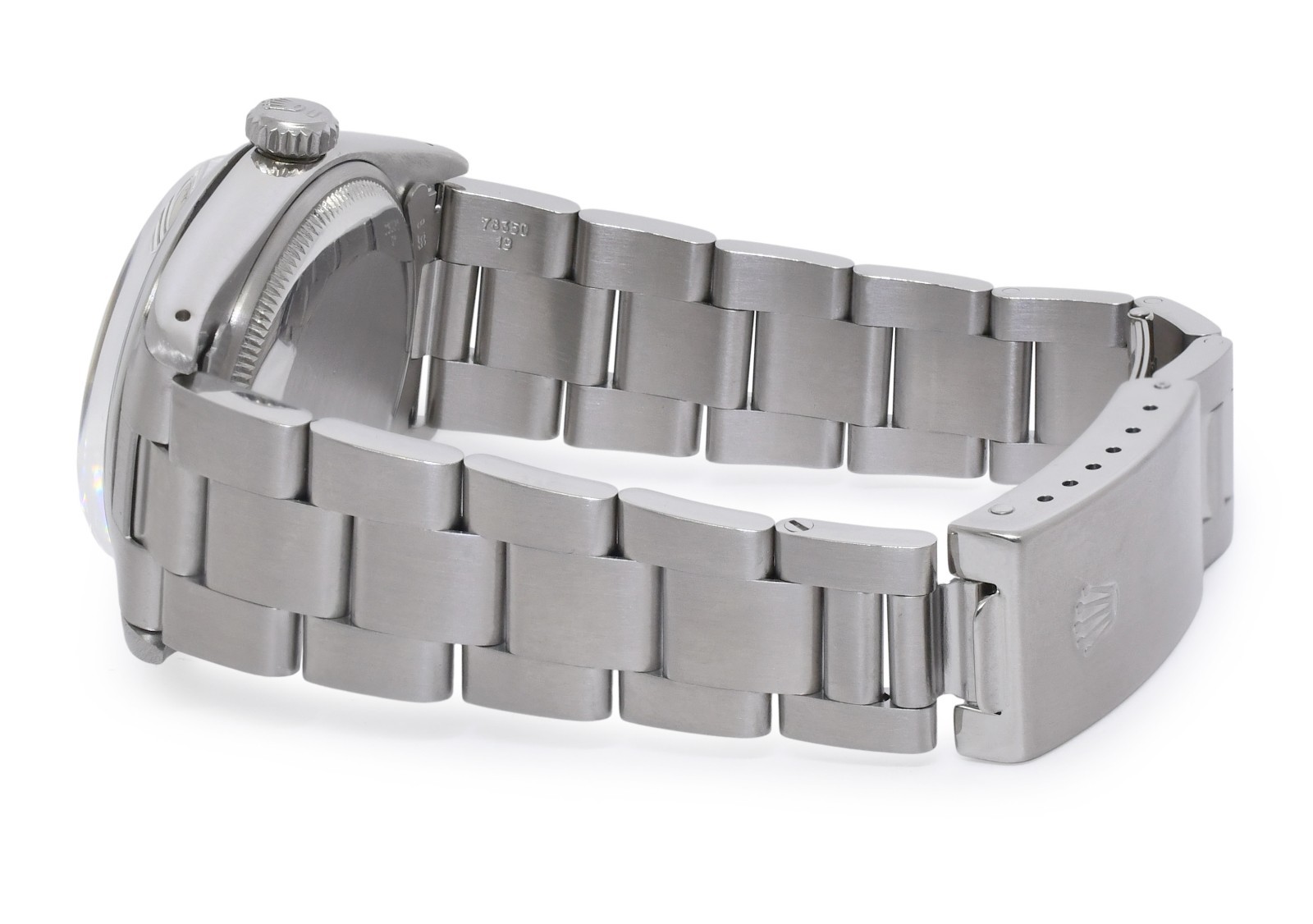 Rolex Vintage Date Steel Silver Dial Mens 34mm Watch '78 1500 Rolex Vintage Date Steel Silver Dial Mens 34mm Watch '78 1500