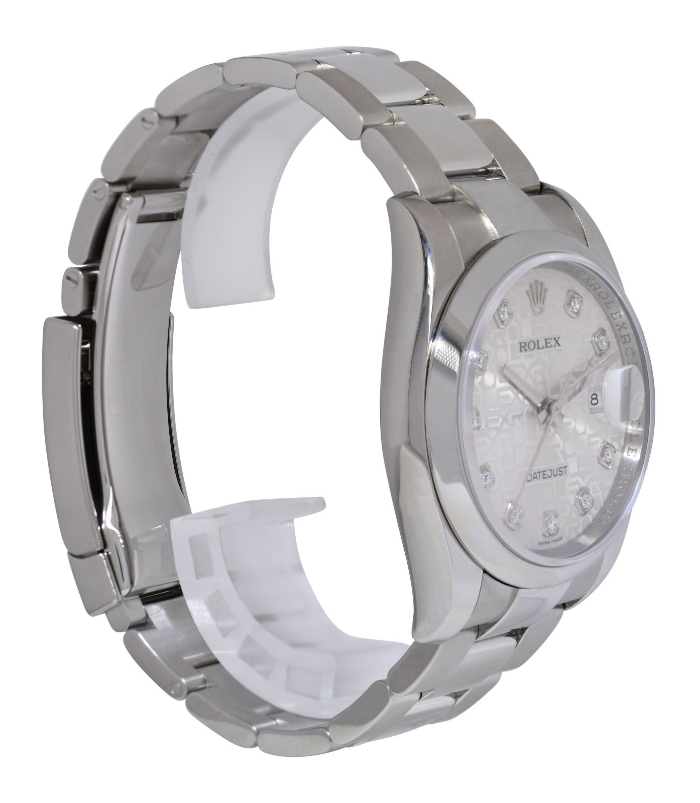 Rolex Datejust Steel Jubilee Diamond Dial Oyster Bracelet 36mm Watch Z 116200 Rolex Datejust Steel Jubilee Diamond Dial Oyster Bracelet 36mm Watch Z 116200