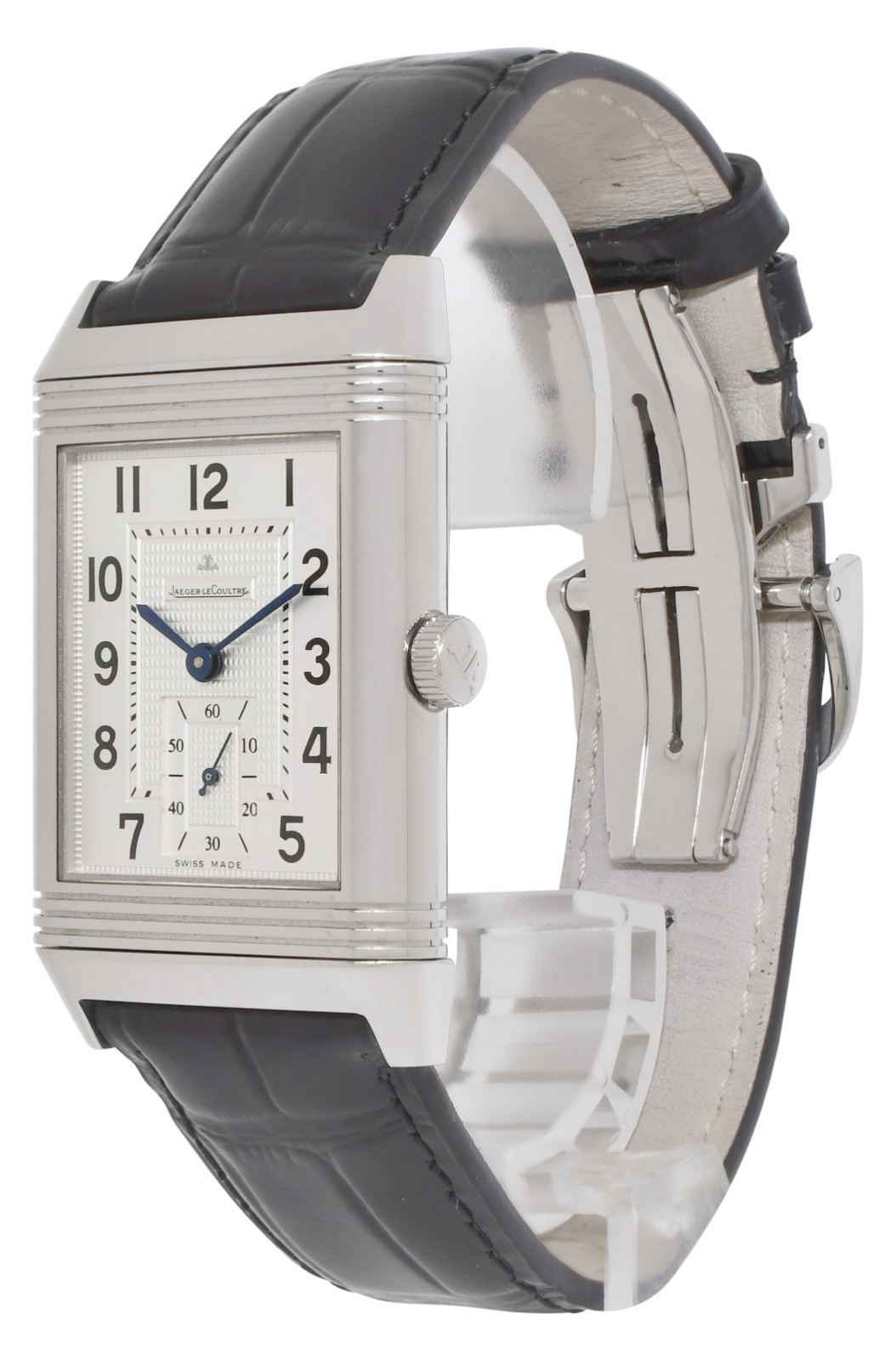 Jaeger LeCoultre Reverso Grande 976 Steel Manual Watch +Paper Q3738420 273.8.04